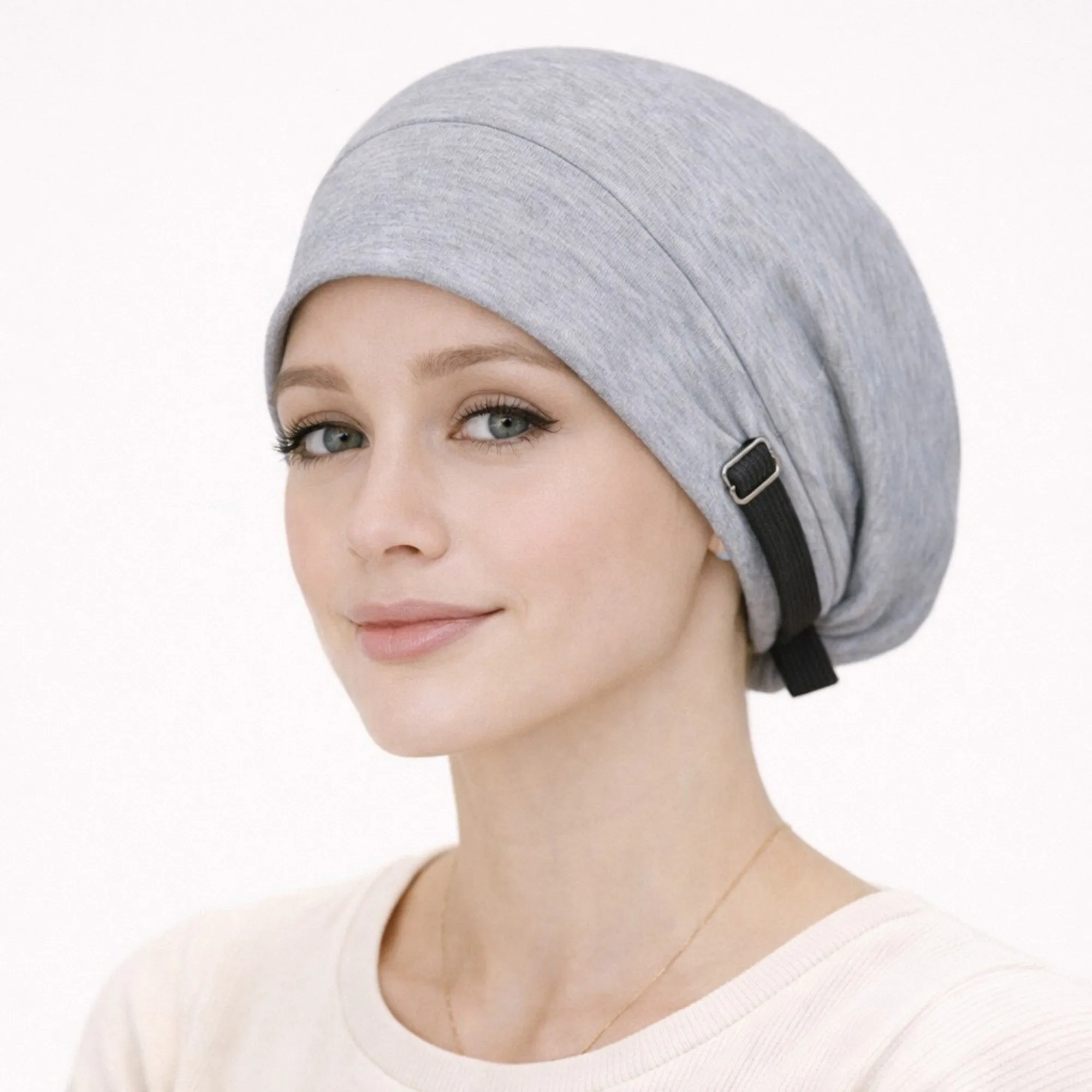 Anna-Kaci Women's Adjustable Satin-Lined Sleep Bonnet with Soft Stretch Fit and Secure Strap Closure sold by Anna-Kaci product image thumbnail 2