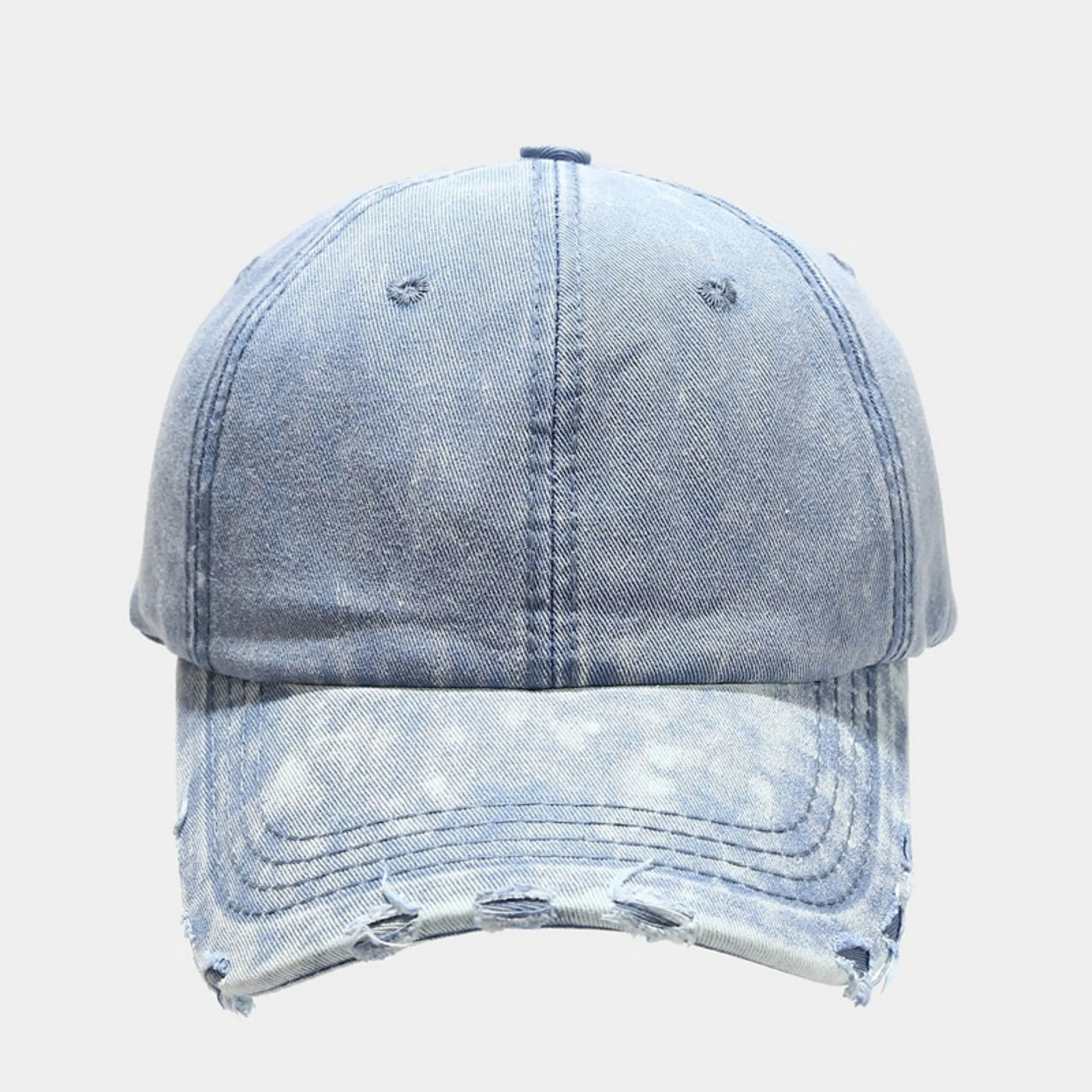 Anna-Kaci Women's Distressed Washed Baseball Cap with Curved Brim sold by Anna-Kaci