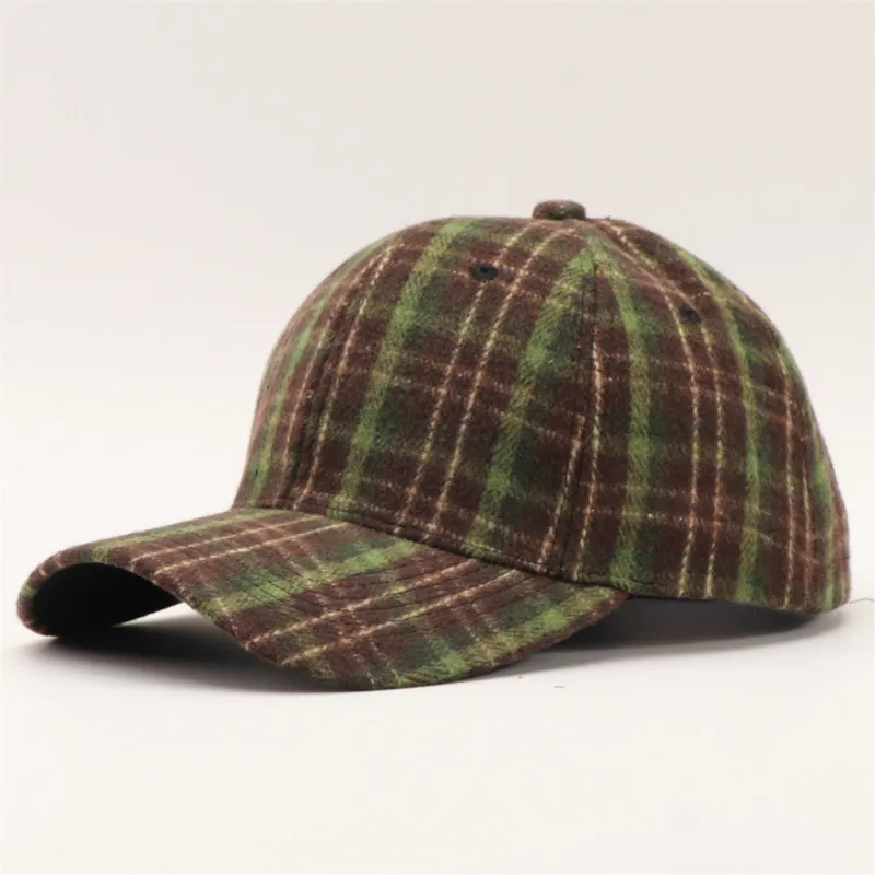 Anna-Kaci Women's Plaid Baseball Cap with Curved Brim Soft Structured Crown and Adjustable Back Strap sold by Anna-Kaci