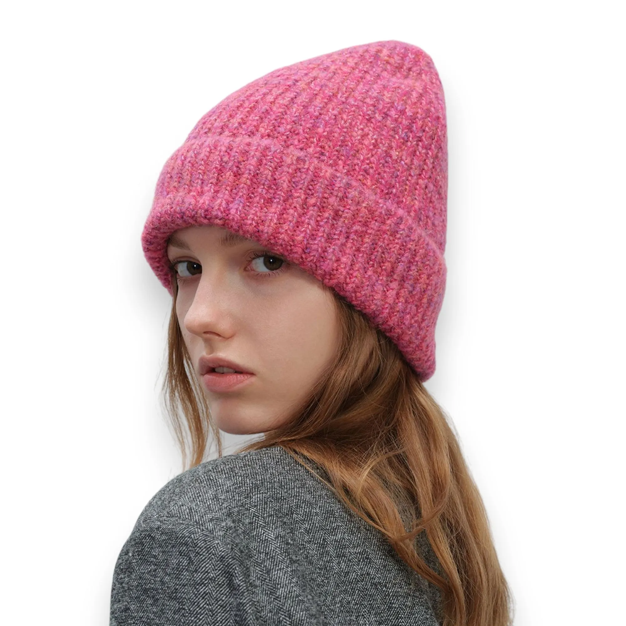 Anna-Kaci Soft Knit Winter Beanie with Warm Thick Ribbed Texture sold by Anna-Kaci product image thumbnail 5