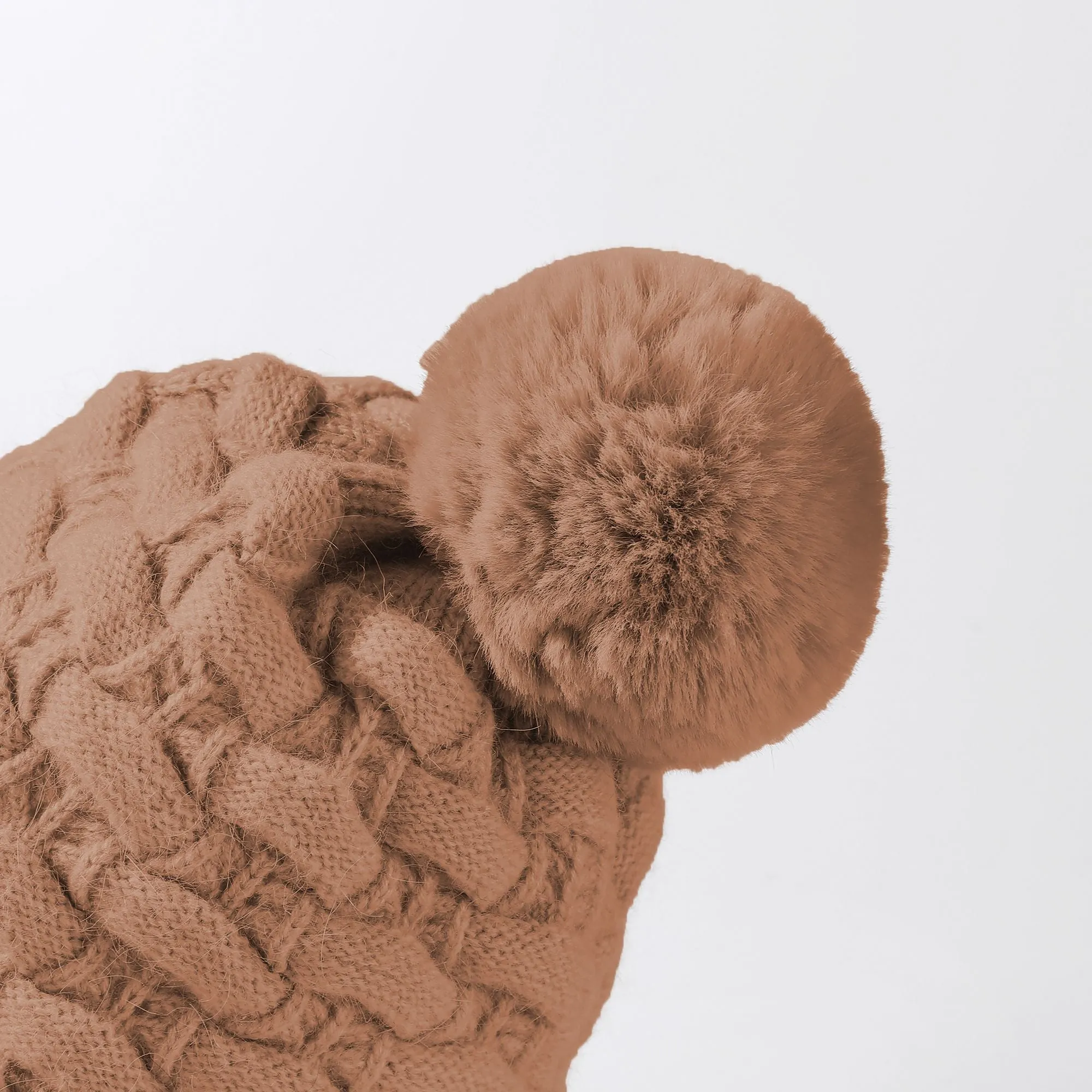 Anna-Kaci Women's Knit Trapper Hat with Pom - Poms sold by Anna-Kaci product image thumbnail 3