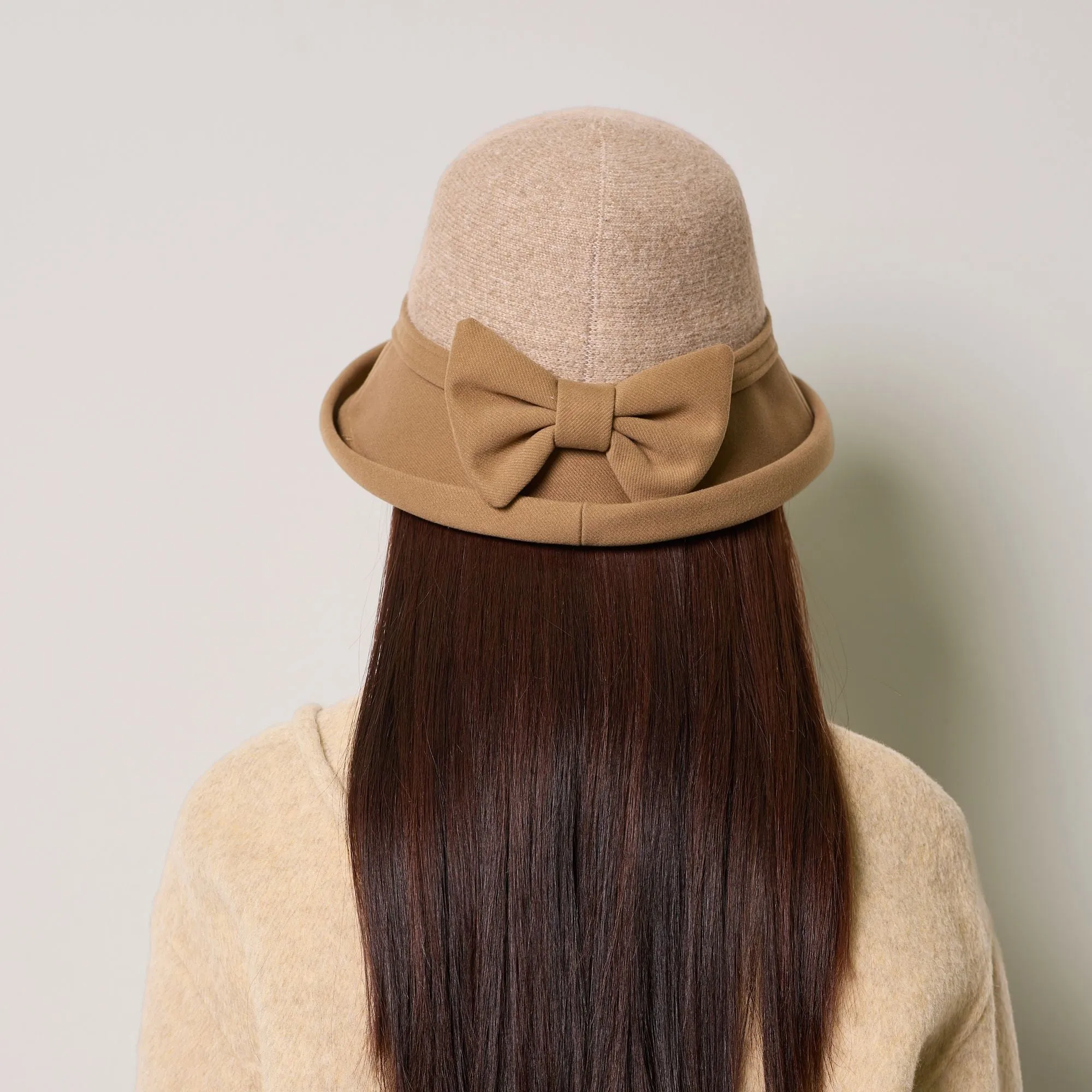 Anna-Kaci Women's Bow-Accented Cloche Hat sold by Anna-Kaci product image thumbnail 3