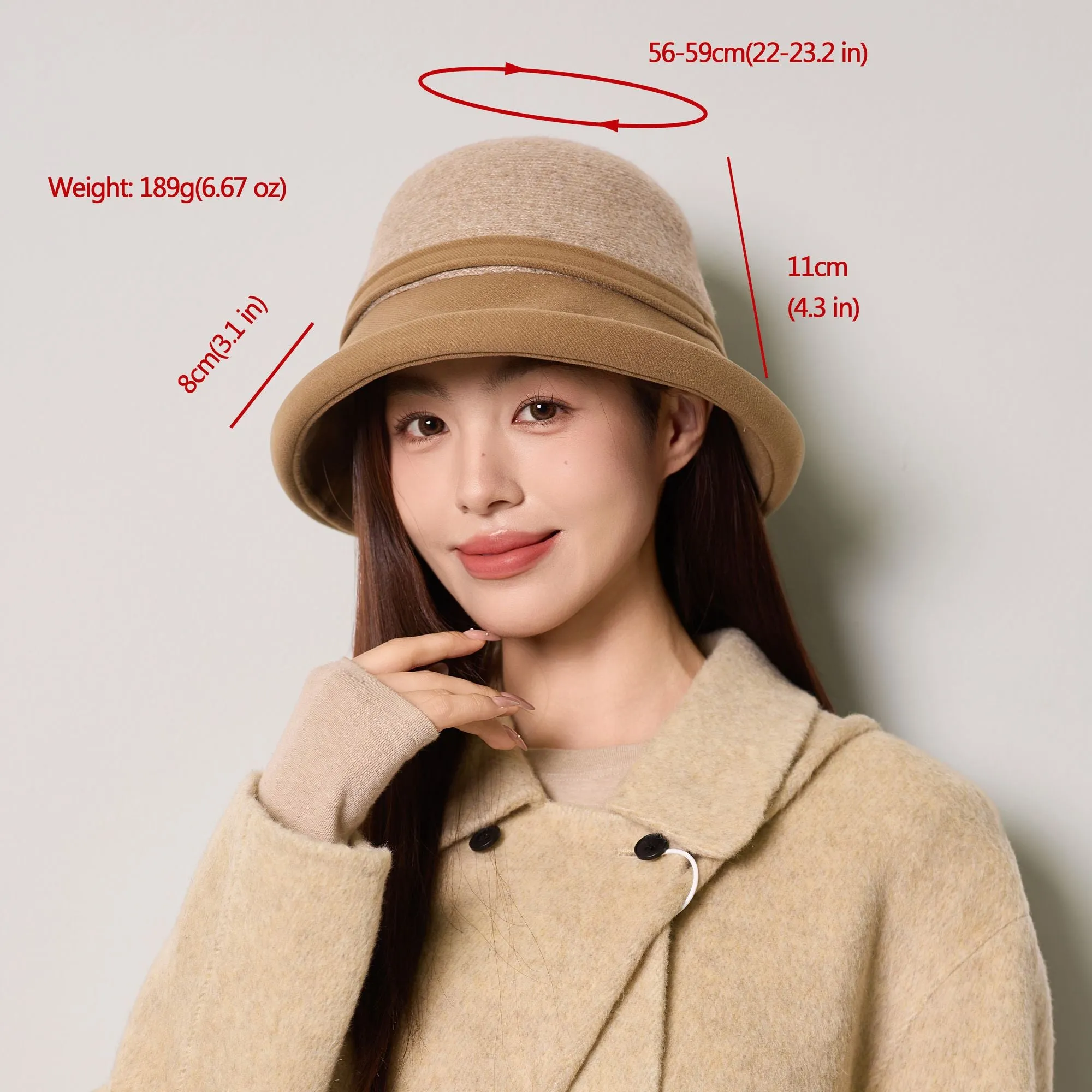 Anna-Kaci Women's Bow-Accented Cloche Hat sold by Anna-Kaci product image thumbnail 4