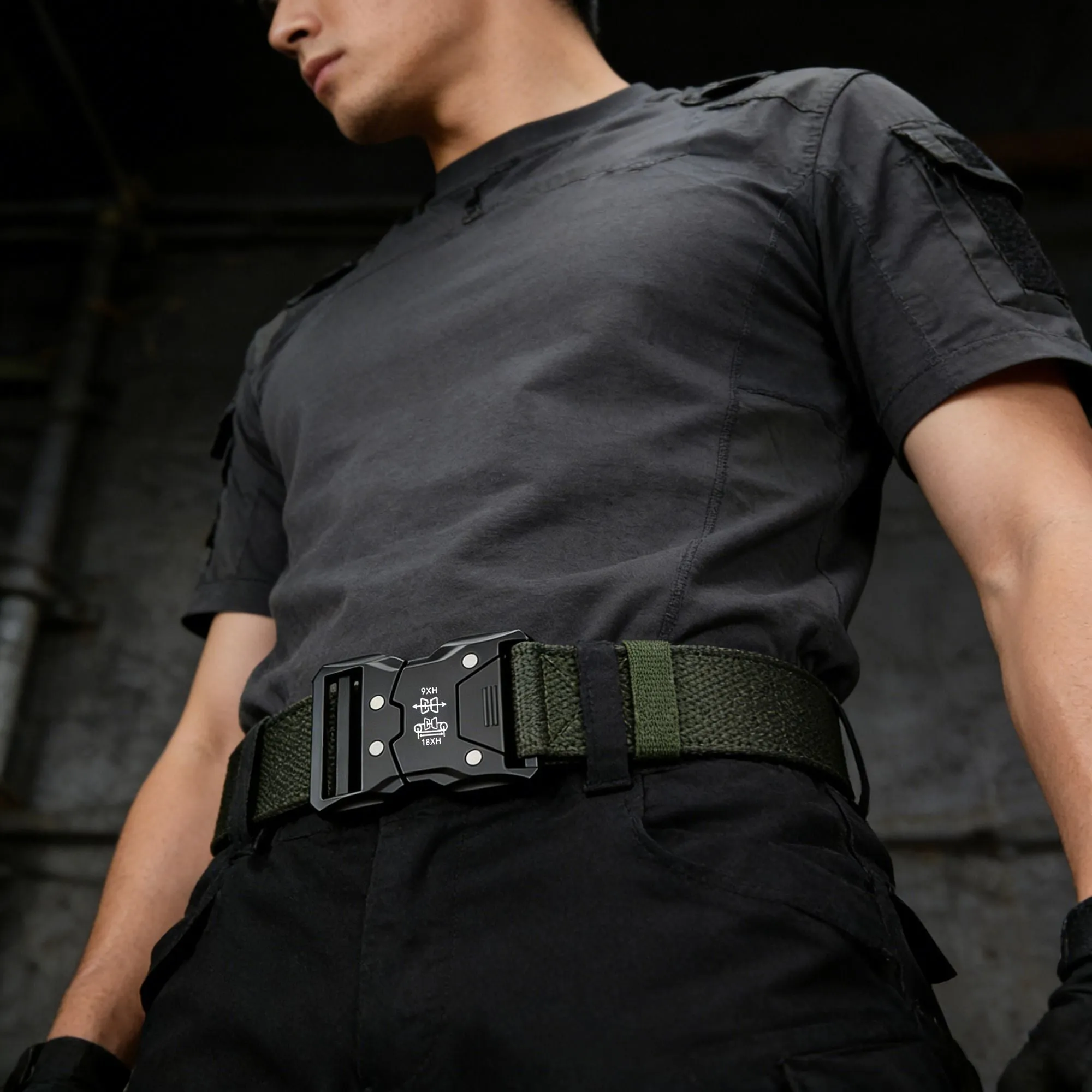 Anna-Kaci Women's Tactical Nylon Belt - Heavy-Duty Quick-Release Buckle Belt for Outdoor, Casual & Everyday Wear sold by Anna-Kaci product image thumbnail 3