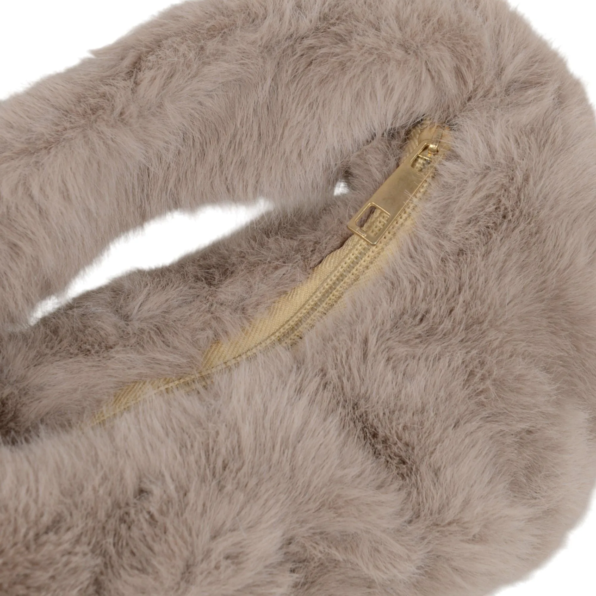 Anna-Kaci Women's Soft Plush Bow Faux Fur Handbag Stylish Daily Shoulder Bag sold by Anna-Kaci product image thumbnail 5