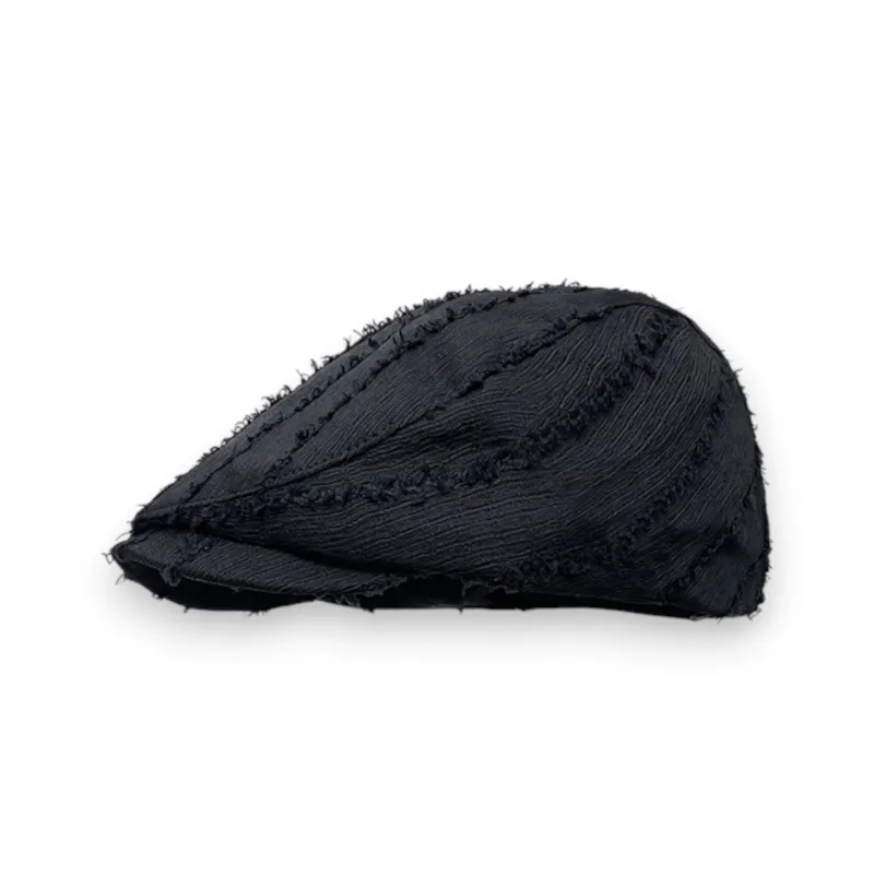 Anna-Kaci Retro Newsboy Cap with Textured Distressed Fabric and Adjustable Back Strap made by Anna-Kaci