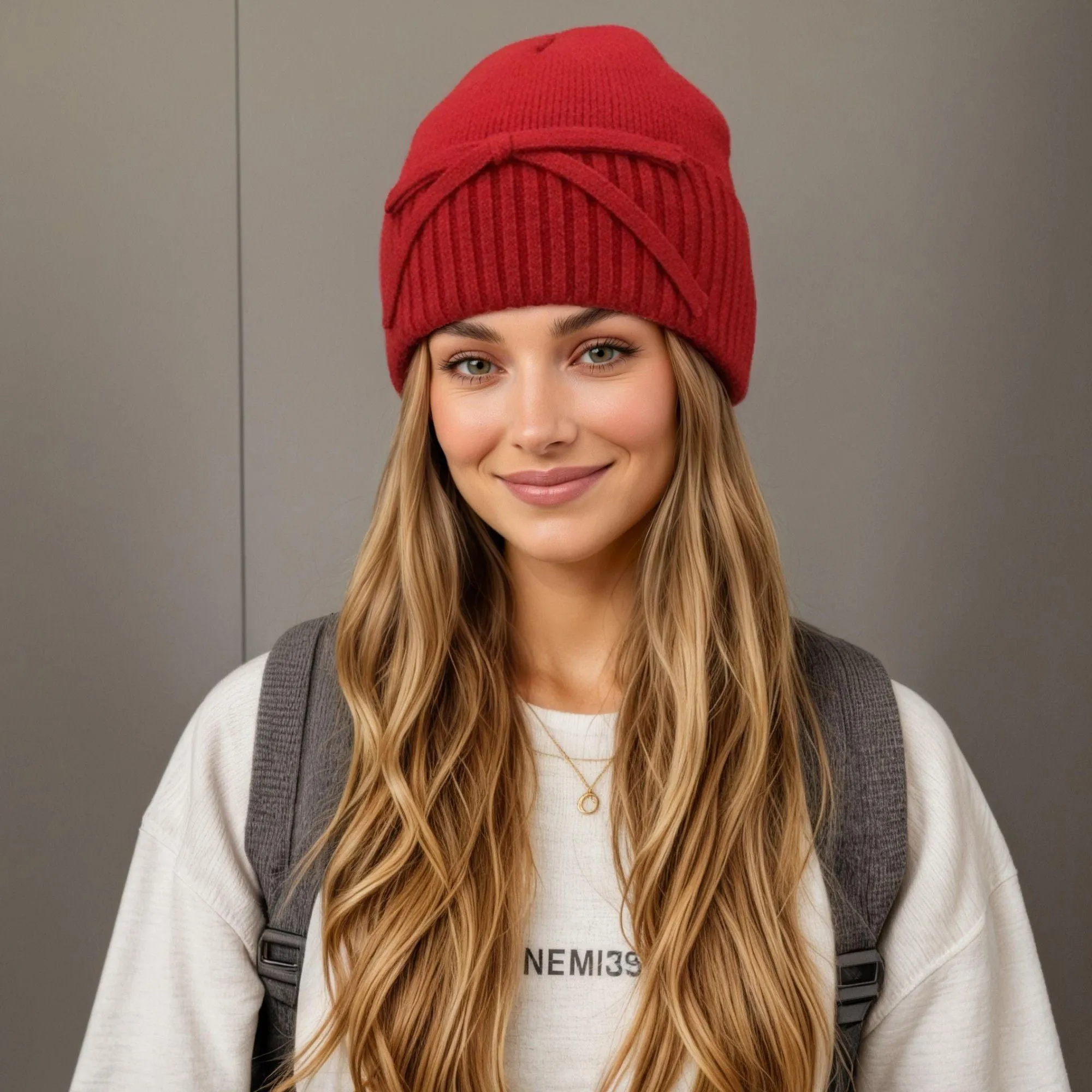 Anna-Kaci Women's Soft Knit Cuffed Beanie Hat with Ribbed Foldover Hem and Delicate Bow Detail sold by Anna-Kaci product image thumbnail 2