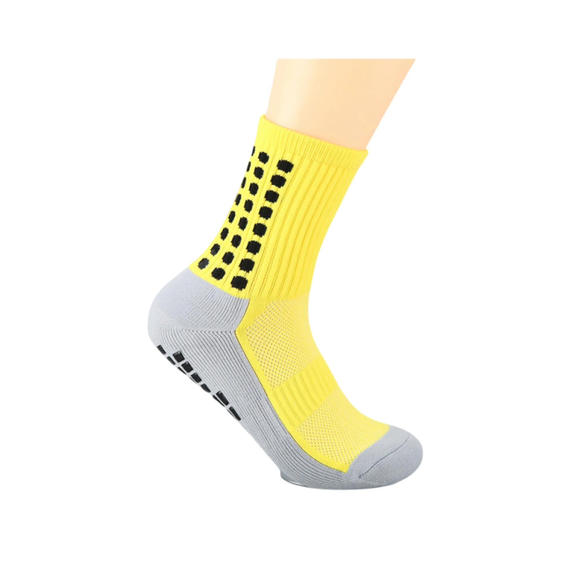 Anna-Kaci Unisex Non Slip Grip Athletic Socks with Arch Support Cushioned Sports Socks 3 Pack sold by Anna-Kaci product image thumbnail 2