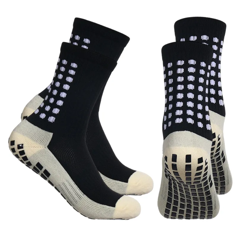 Anna-Kaci Unisex Non Slip Grip Athletic Socks Breathable Soccer Training Sports Socks 2 Pack made by Anna-Kaci