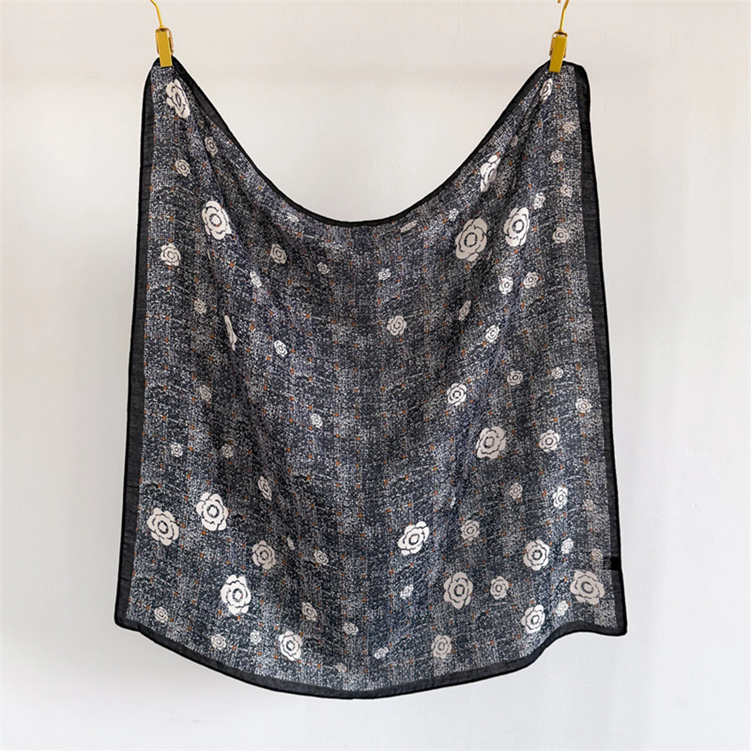 Anna-Kaci Women's Floral Large Square Scarf Lightweight Head Neck Hair Wrap Shawl 35 Inch sold by Anna-Kaci product image thumbnail 3