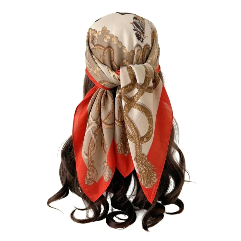 Anna-Kaci Women's Horse Print Large Square Scarf Lightweight Neck Hair Shawl Wrap 35 x 35 Inch made by Anna-Kaci