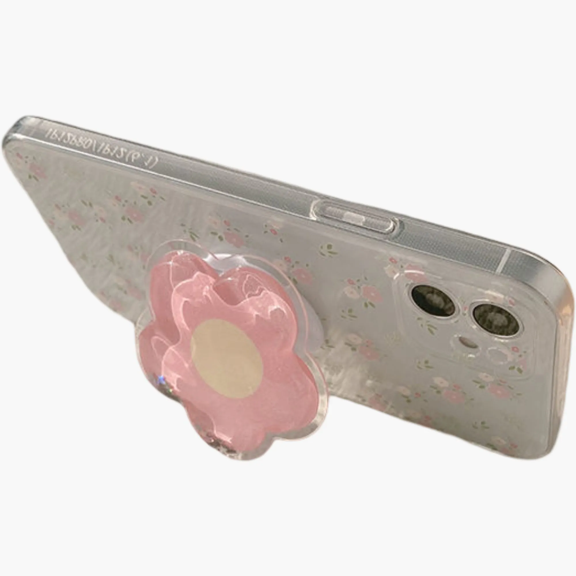 Anna-Kaci Peach Pattern Phone Case with Flower Grip Cute Fruit Protective Cover sold by Anna-Kaci product image thumbnail 5