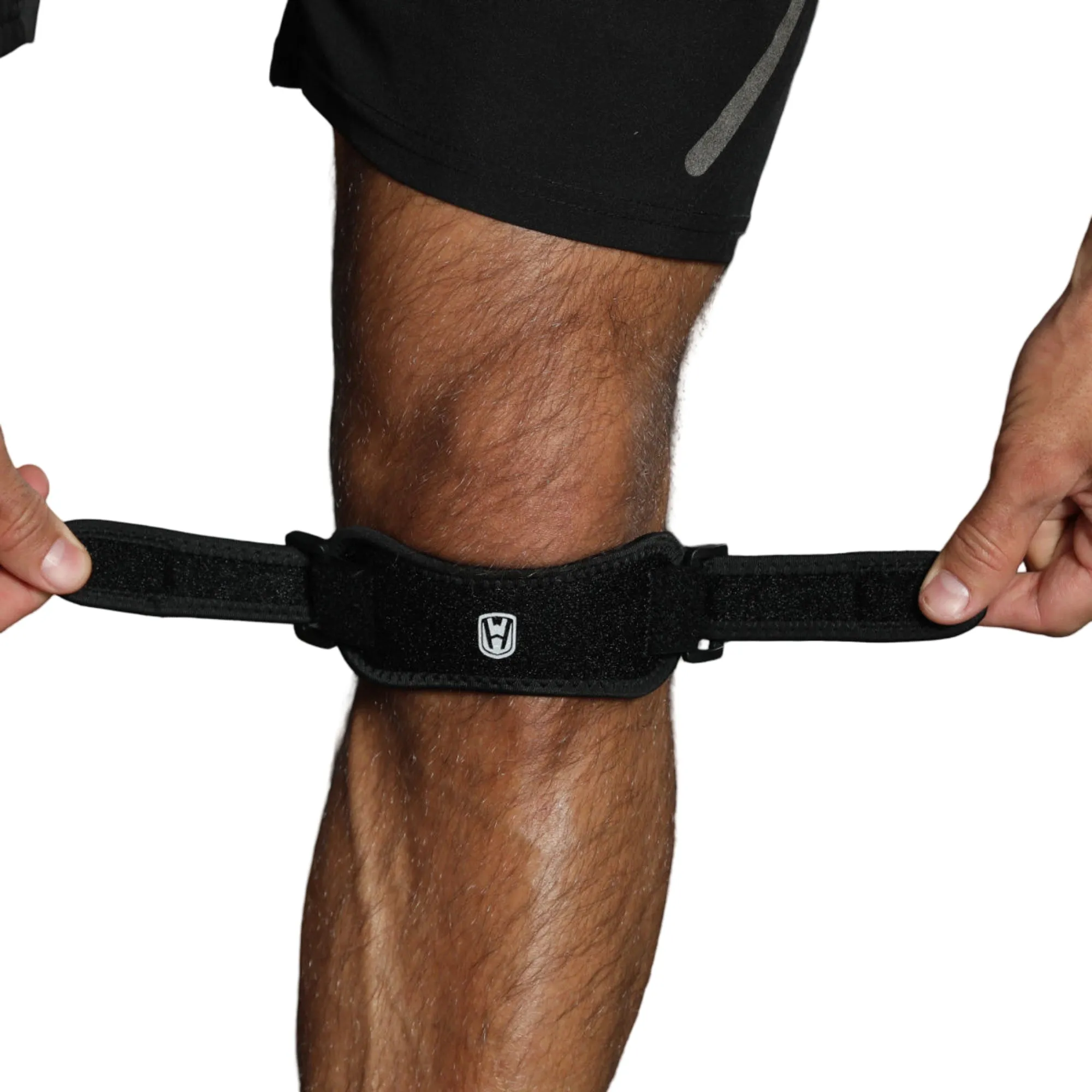 Patella Tendon Knee Straps 2 Pc with Adjustable Compression and Non Slip Support sold by Anna-Kaci product image thumbnail 4