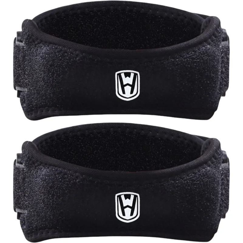 Anna-Kaci Patella Tendon Knee Straps 2 Pc with Adjustable Compression and Non Slip Support made by Anna-Kaci