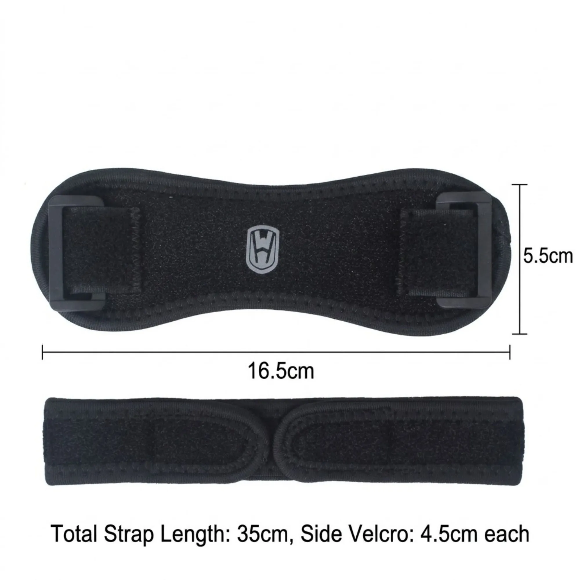 Patella Tendon Knee Straps 2 Pc with Adjustable Compression and Non Slip Support sold by Anna-Kaci product image thumbnail 5