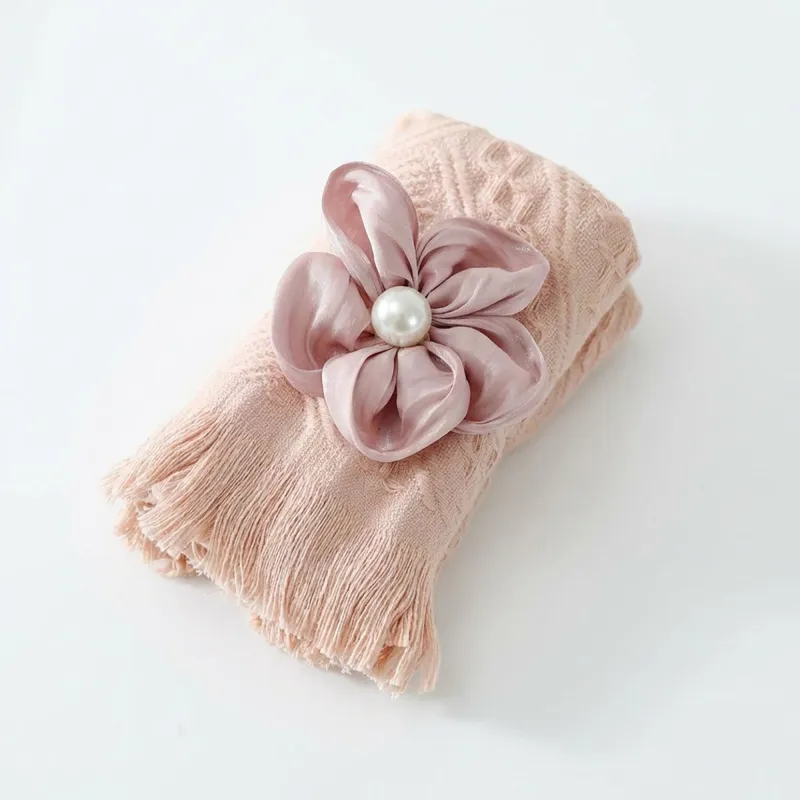 Anna-Kaci Soft Cotton Decorative Hand Towel with Fringe Edges Textured Pattern Bathroom Guest Towel made by Anna-Kaci