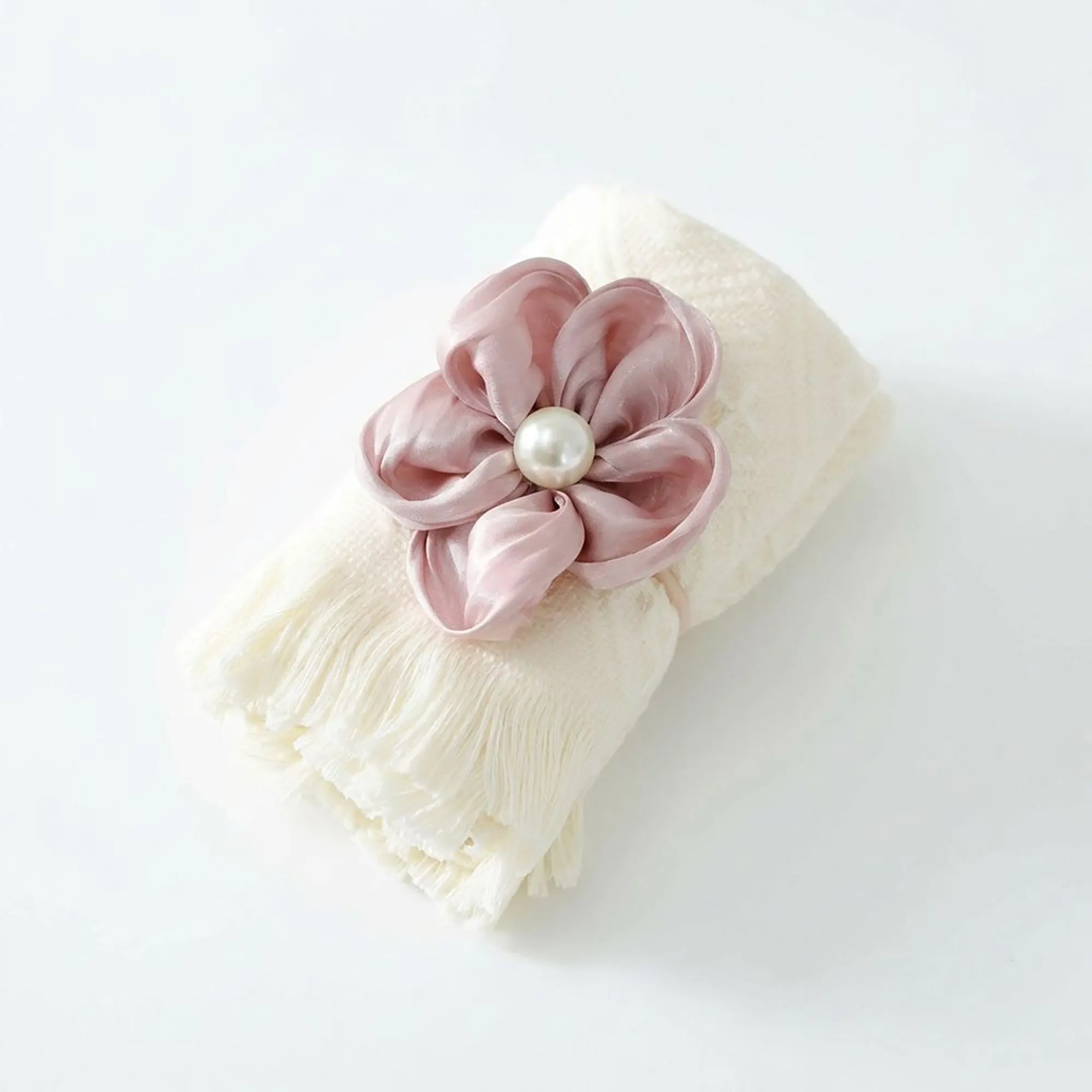 Anna-Kaci Soft Cotton Decorative Hand Towel with Fringe Edges Textured Pattern Bathroom Guest Towel sold by Anna-Kaci product image thumbnail 5