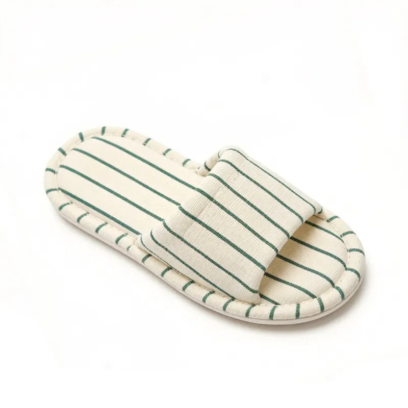 Anna-Kaci Women's Indoor Slide Slippers with Stripe Pattern made by Anna-Kaci