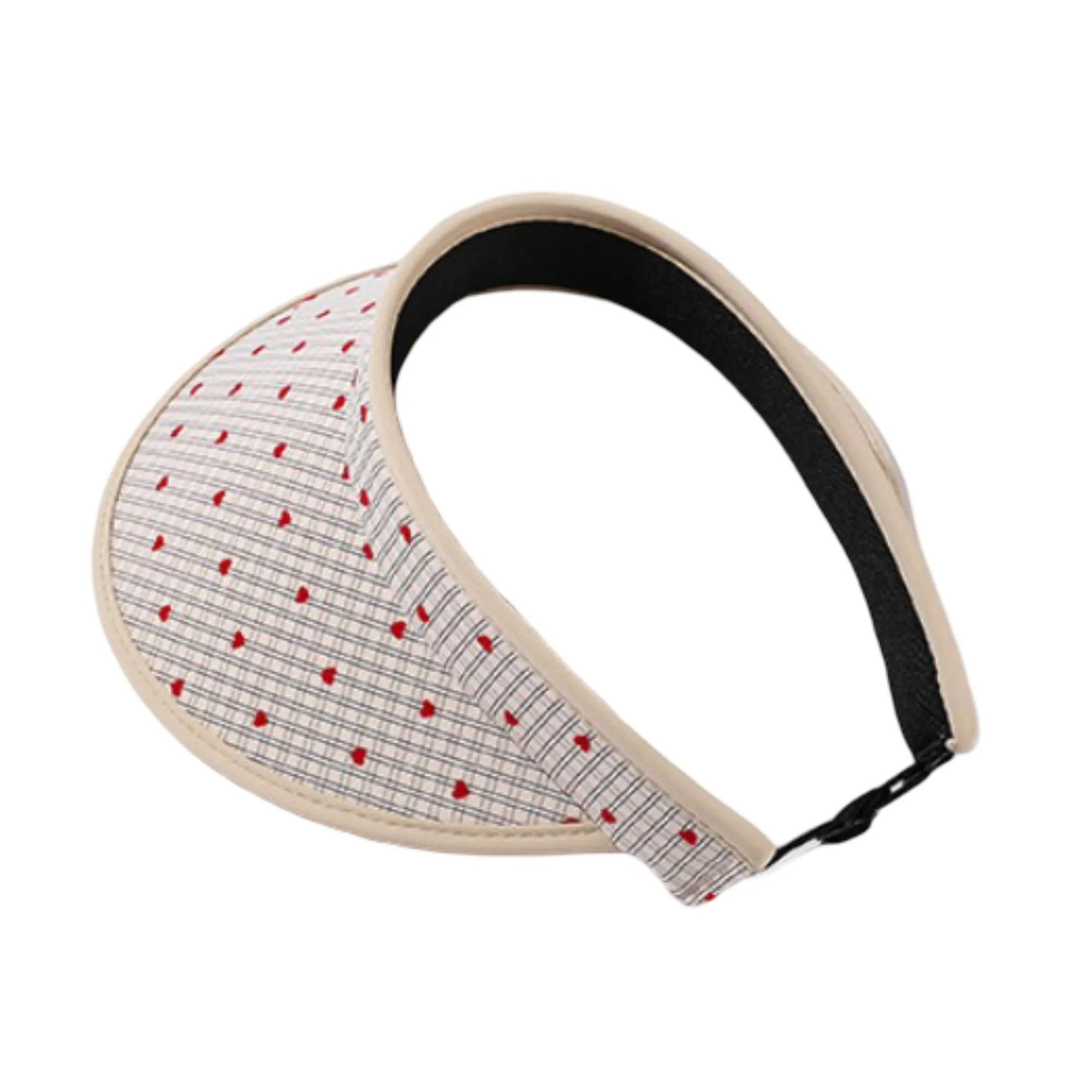 Anna-Kaci Womens Sun Visor Hat Lightweight Breathable Wide Brim Open Top Summer Travel Beach Hat sold by Anna-Kaci product image thumbnail 4