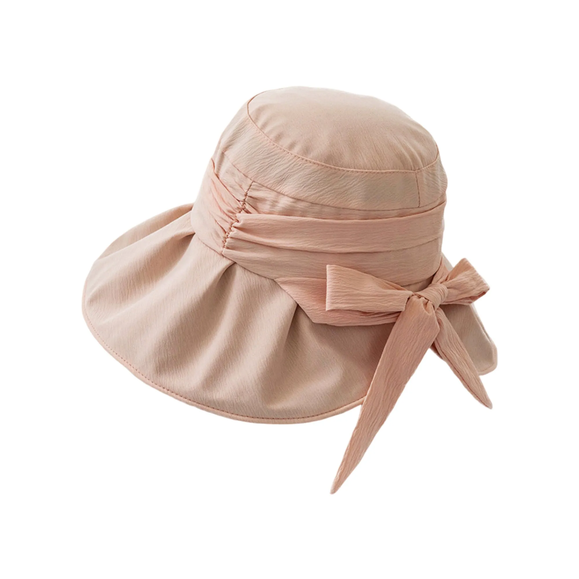 Anna-Kaci Womens Wide Brim Sun Hat with Bow Lightweight Breathable UV Protection Foldable Travel Beach Hat sold by Anna-Kaci