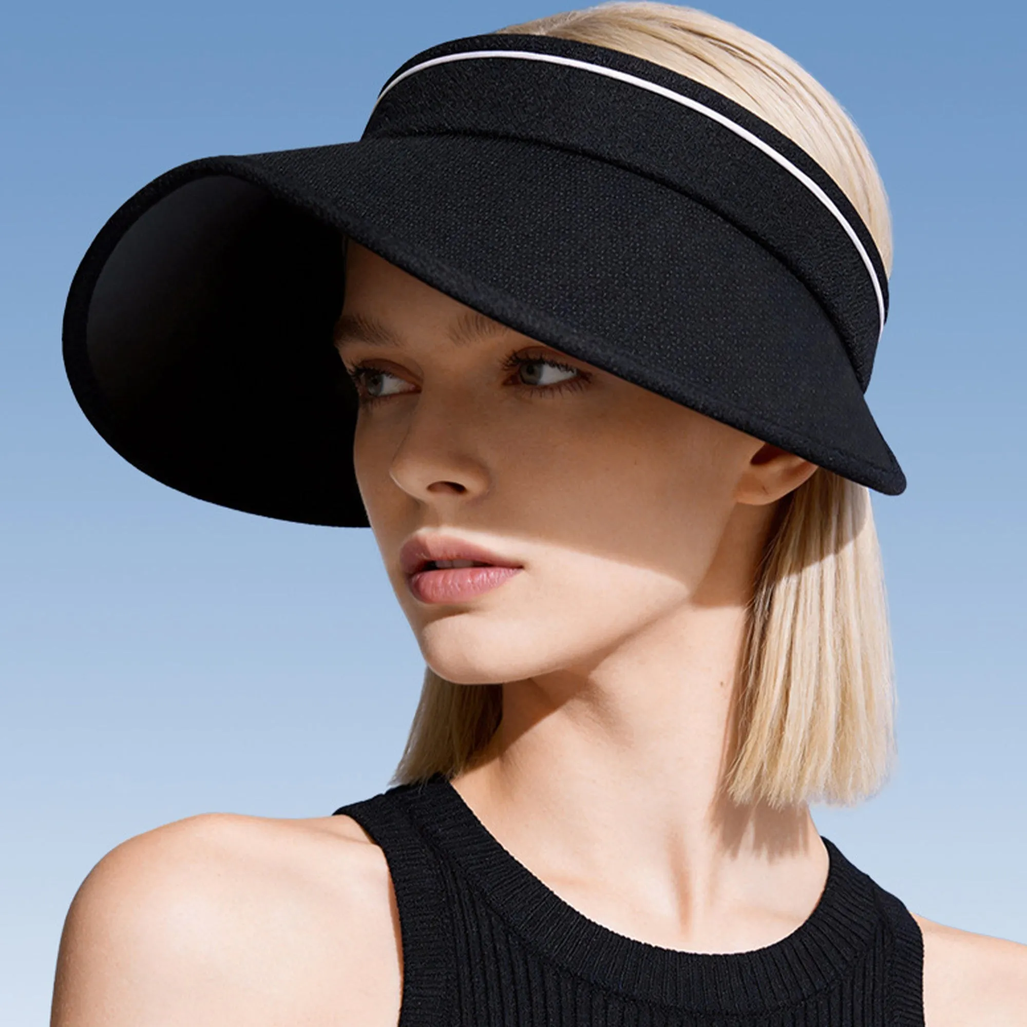 Anna-Kaci Womens Sun Visor Hat Lightweight Foldable Outdoor Beach Travel Sun Hat sold by Anna-Kaci product image thumbnail 2