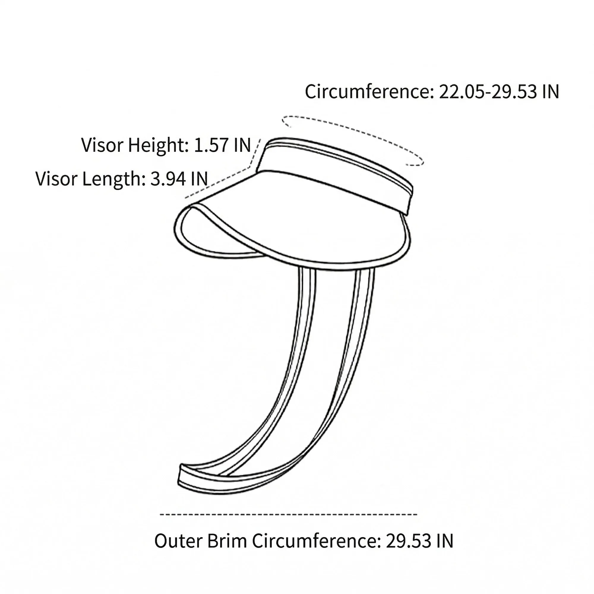 Anna-Kaci Womens Sun Visor Hat Lightweight Foldable Outdoor Beach Travel Sun Hat sold by Anna-Kaci product image thumbnail 4