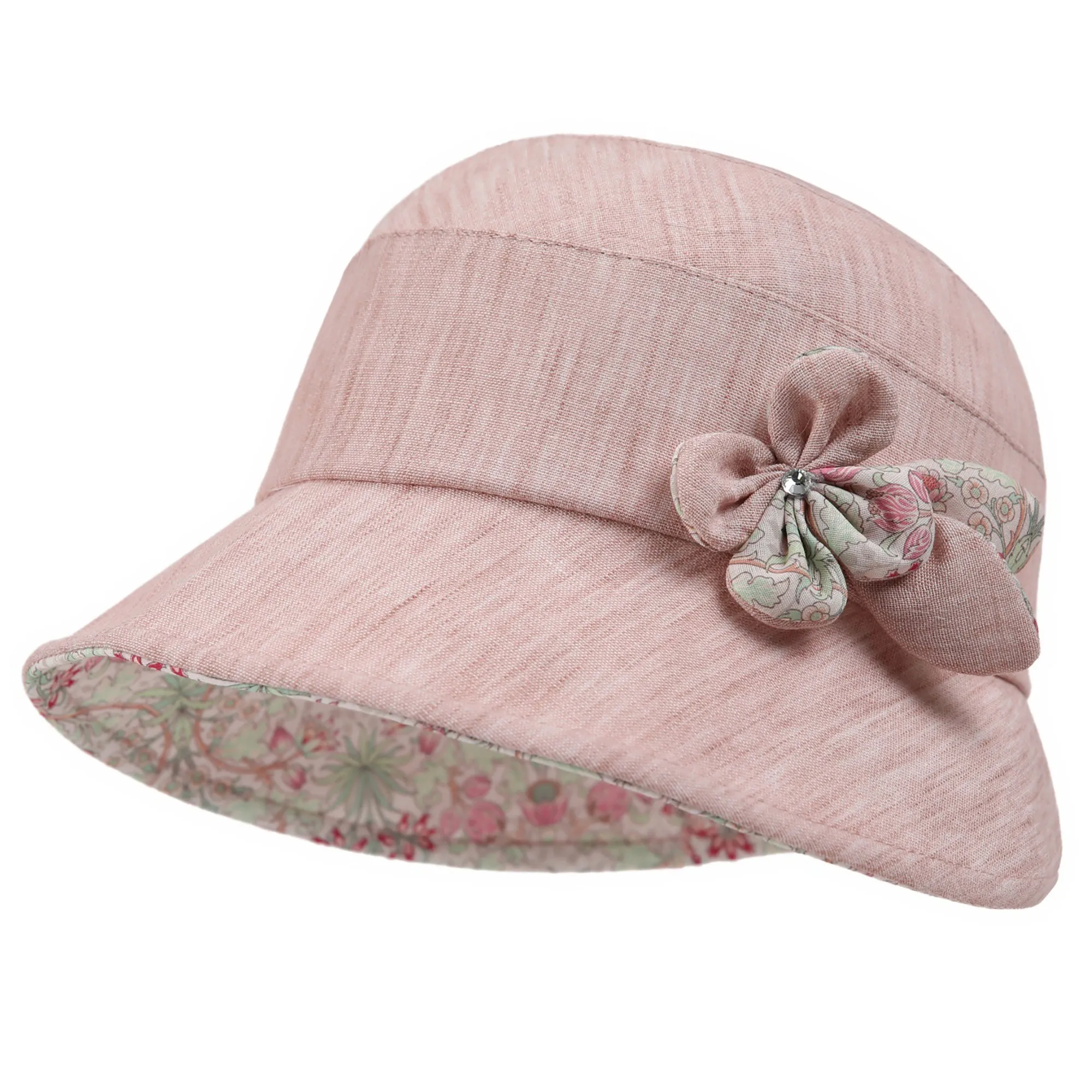 Anna-Kaci Womens Wide Brim Summer Sun Hat Lightweight Linen Style Bucket Hat sold by Anna-Kaci product image thumbnail 3