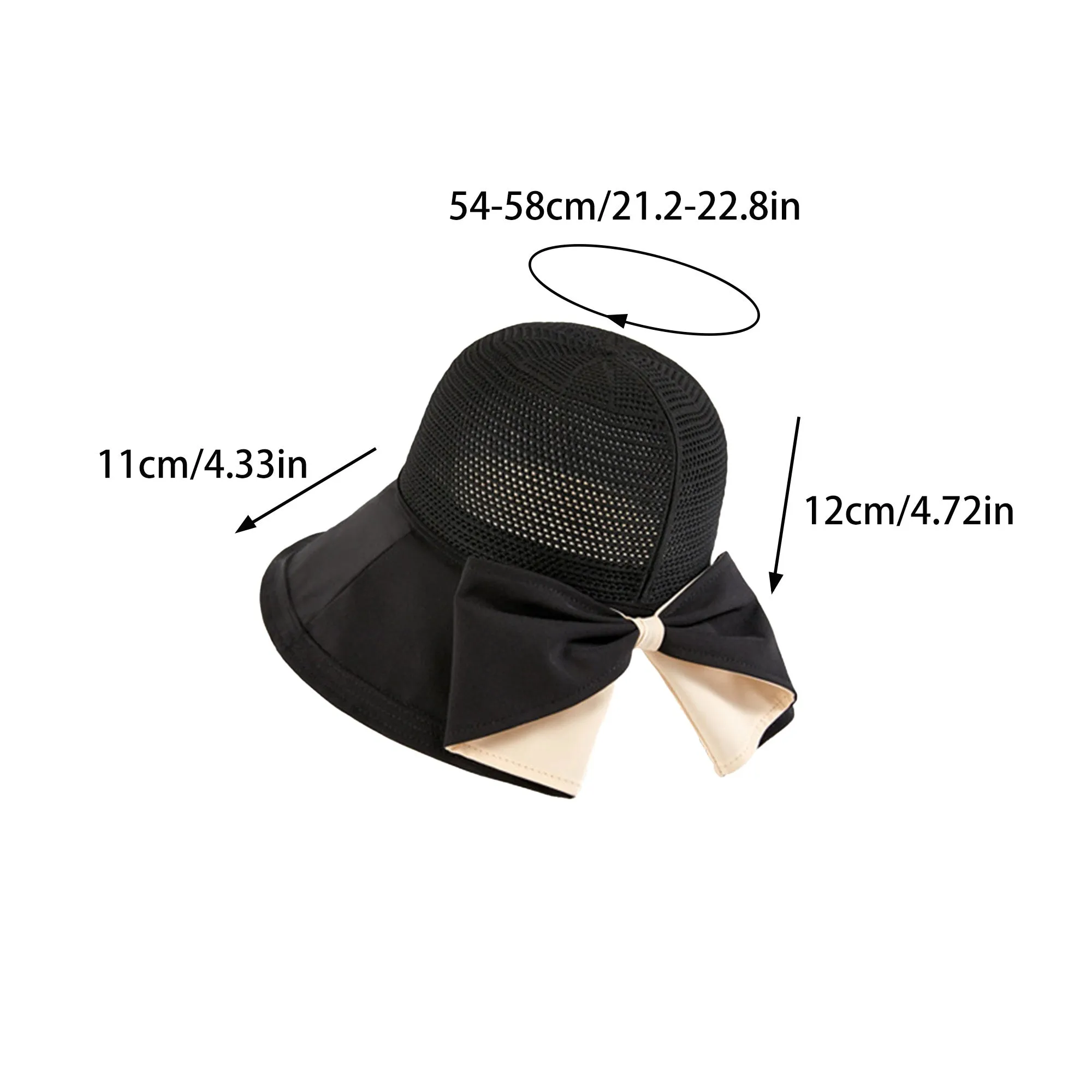 Anna-Kaci Womens Wide Brim Sun Hat with Breathable Weave and Bow Detail sold by Anna-Kaci product image thumbnail 4