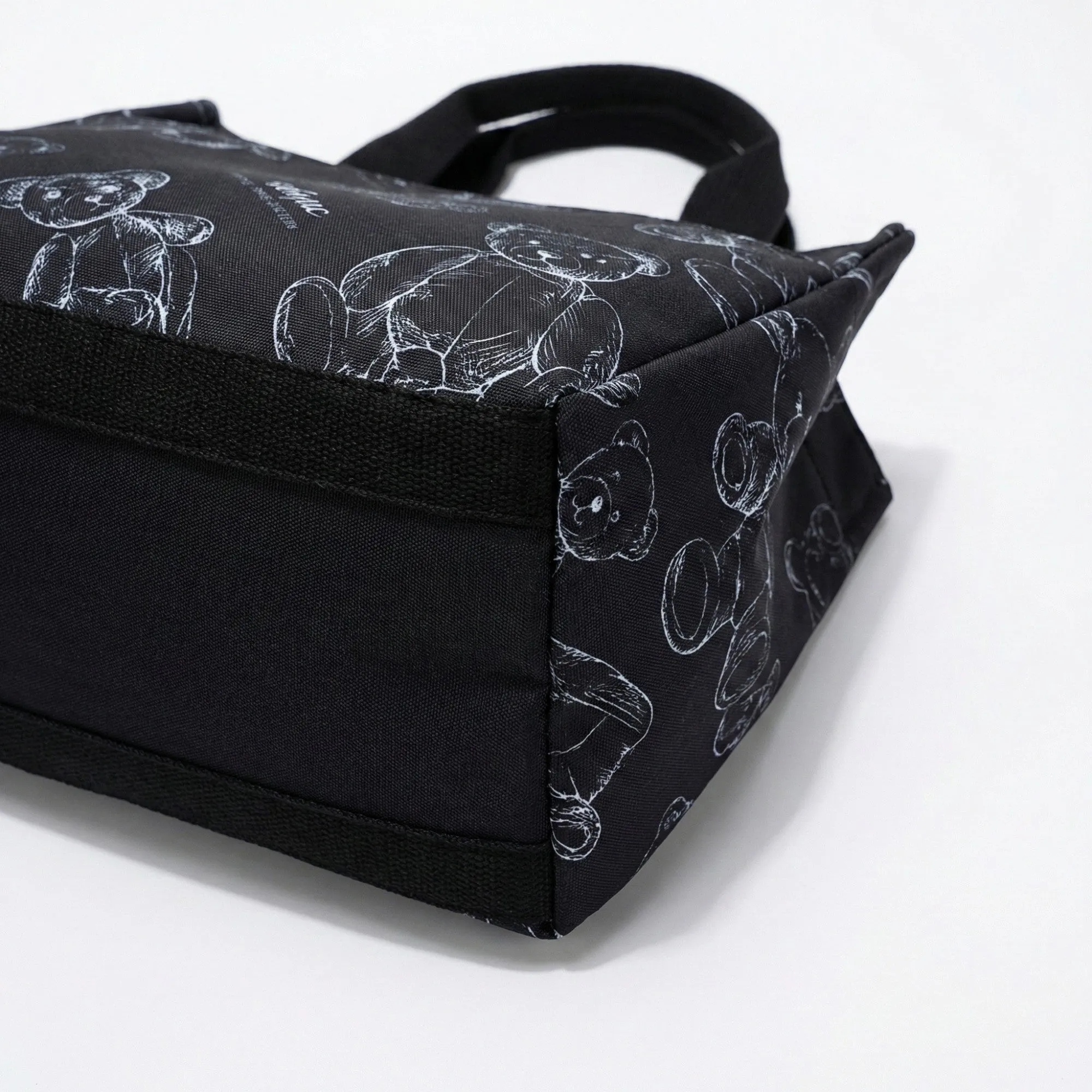 Anna-Kaci Women's Insulated Lunch Tote Bag with Teddy Bear Print Adjustable Shoulder Strap sold by Anna-Kaci product image thumbnail 3