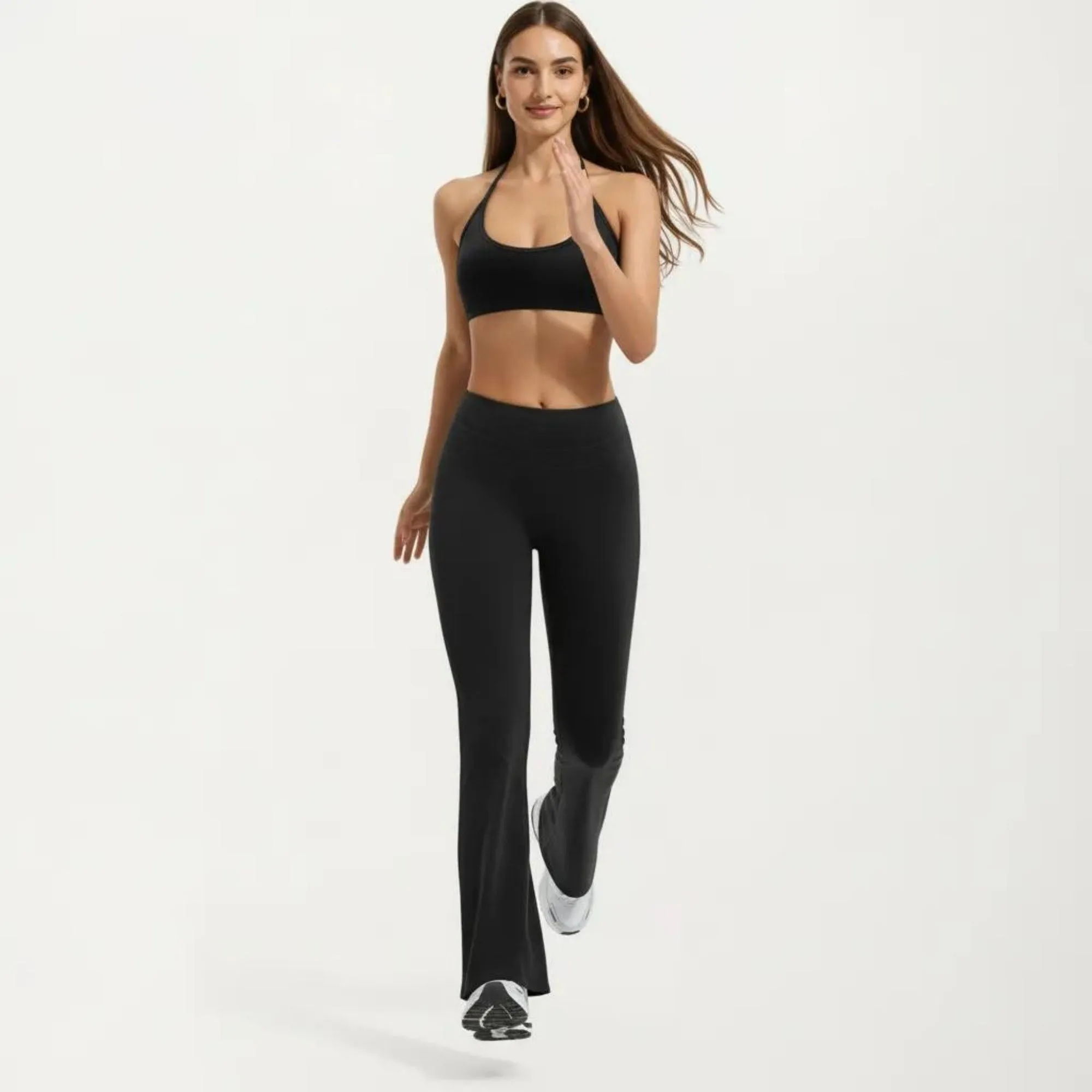 Anna-Kaci Women's High Waist Flare Yoga Pants Stretch Bootcut Workout Leggings for Training Running Lounge sold by Anna-Kaci product image thumbnail 4