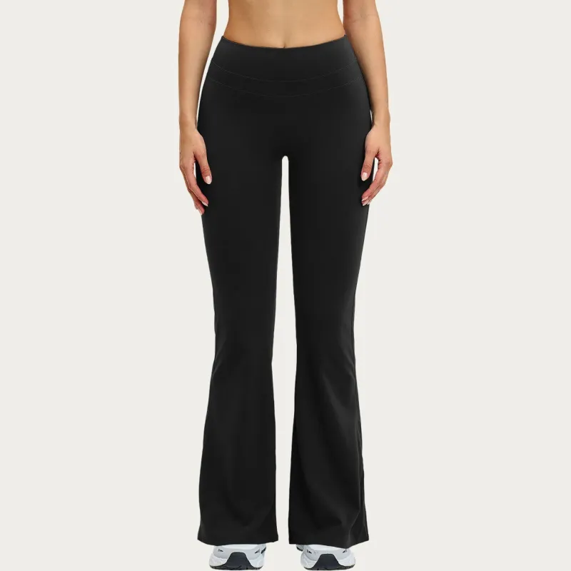 Anna-Kaci Women's High Waist Flare Yoga Pants Stretch Bootcut Workout Leggings for Training Running Lounge made by Anna-Kaci