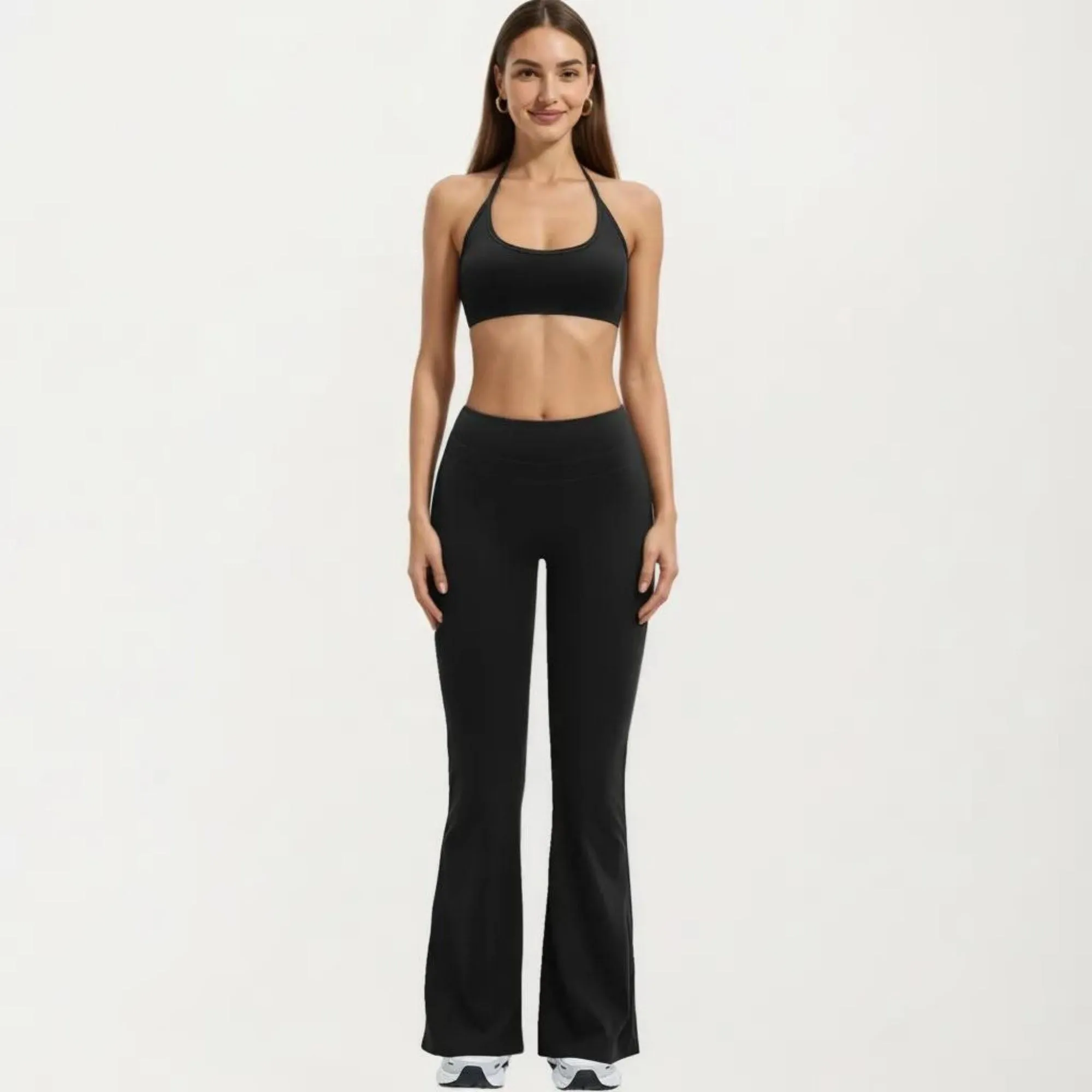 Anna-Kaci Women's High Waist Flare Yoga Pants Stretch Bootcut Workout Leggings for Training Running Lounge sold by Anna-Kaci product image thumbnail 2