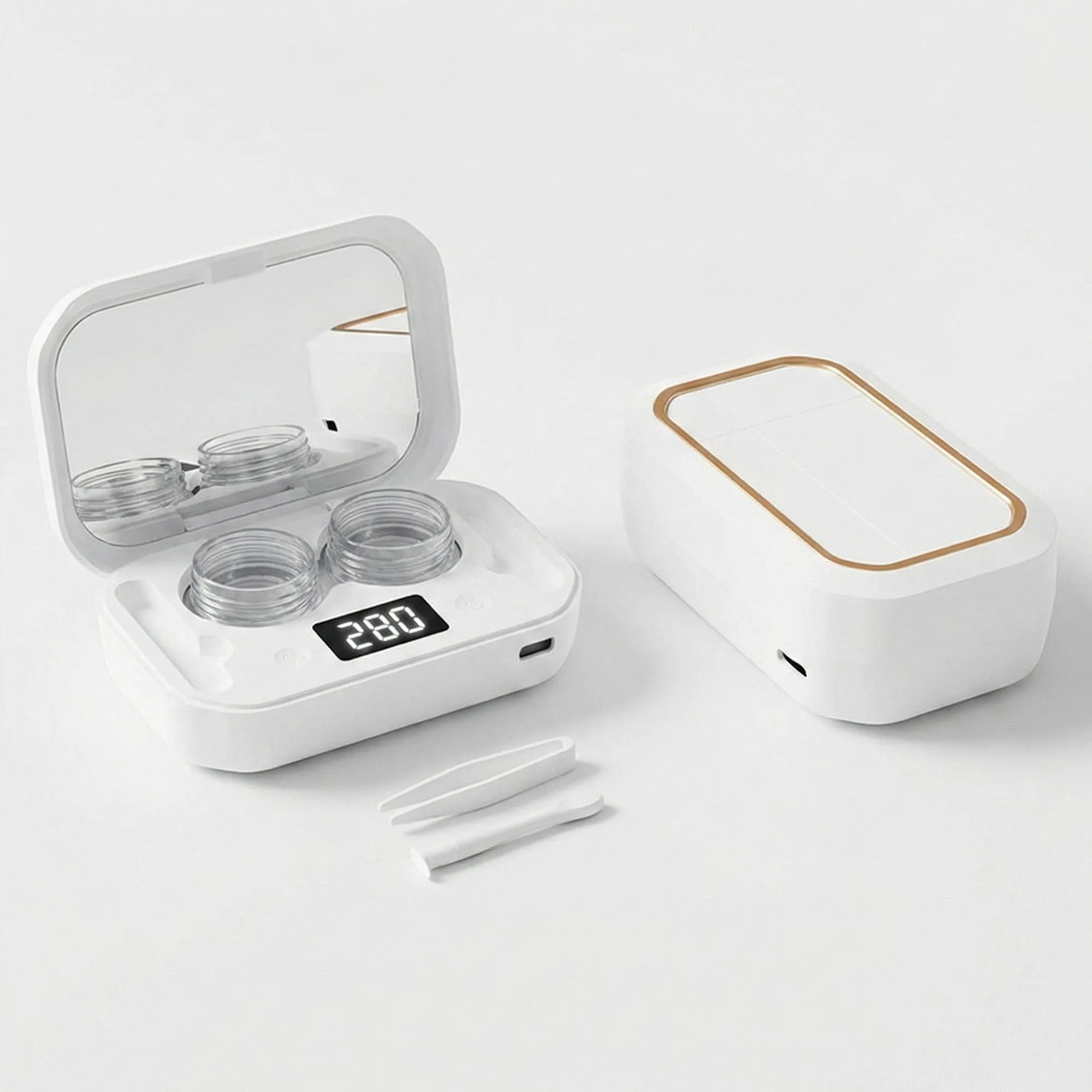 Anna-Kaci Sonic Contact Lens Cleaner with 360¡ã Cleaning and Digital Timer Display sold by Anna-Kaci