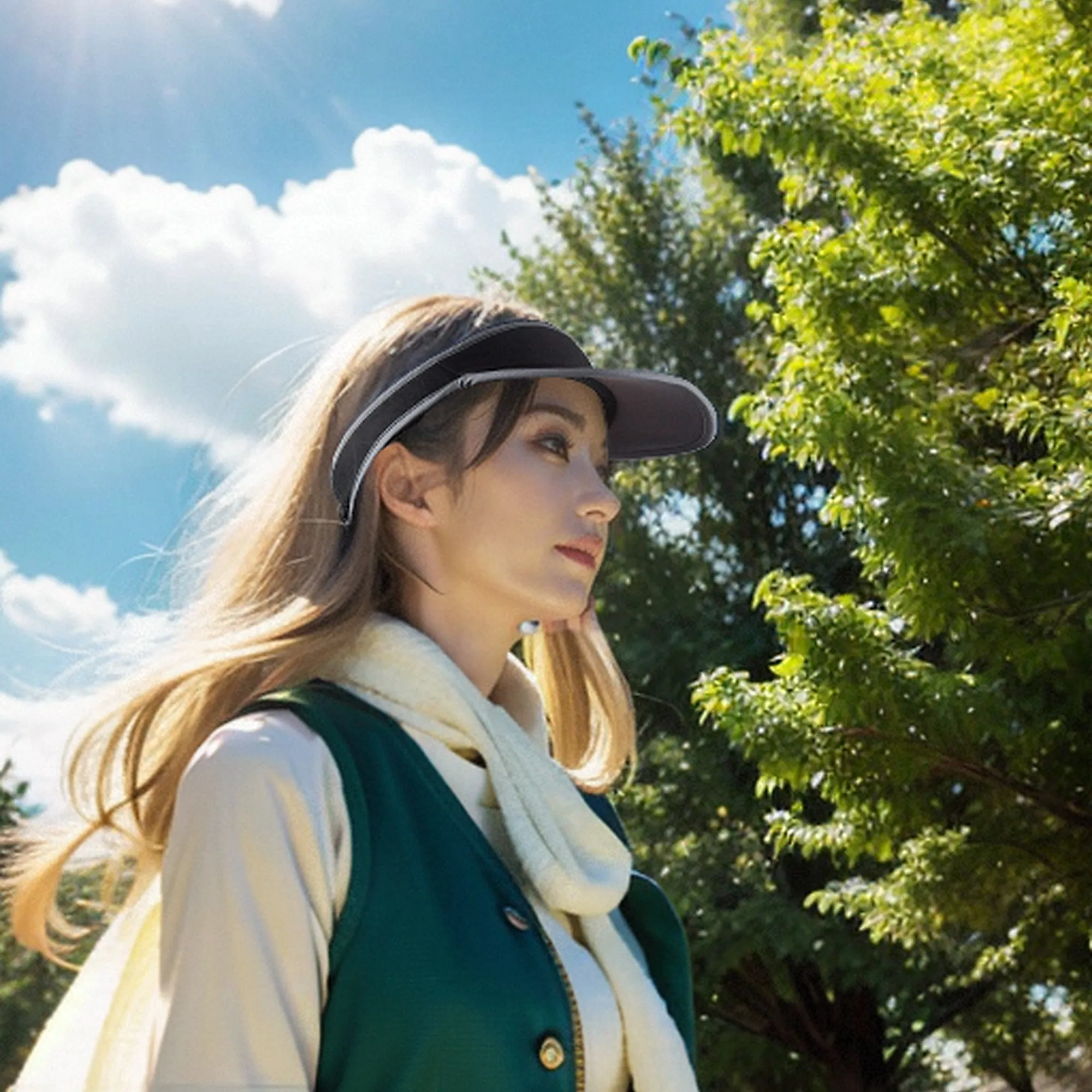 Women's Sports Sun Visors Lightweight Soft Headbang with Brim sold by Anna-Kaci product image thumbnail 5