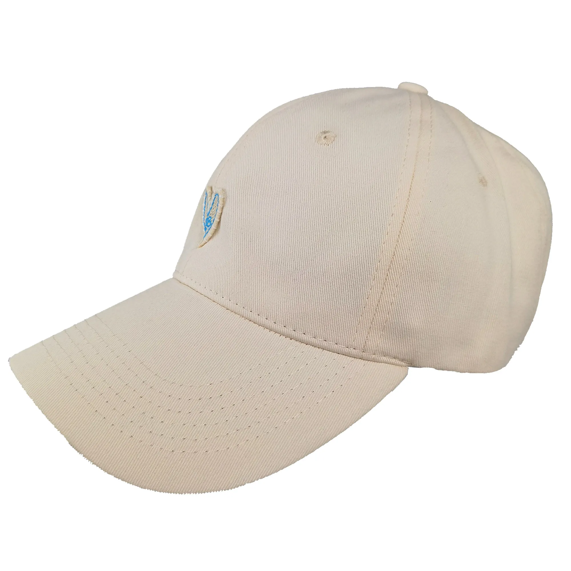 Anna-Kaci Women's Heart Embroidered Baseball Cap Low Bun Soft Cotton Trucker Hat sold by Anna-Kaci product image thumbnail 2