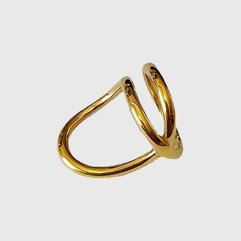 Women's Modern Minimalist Statement Ring for Daily & Stylish Wear made by Anna-Kaci