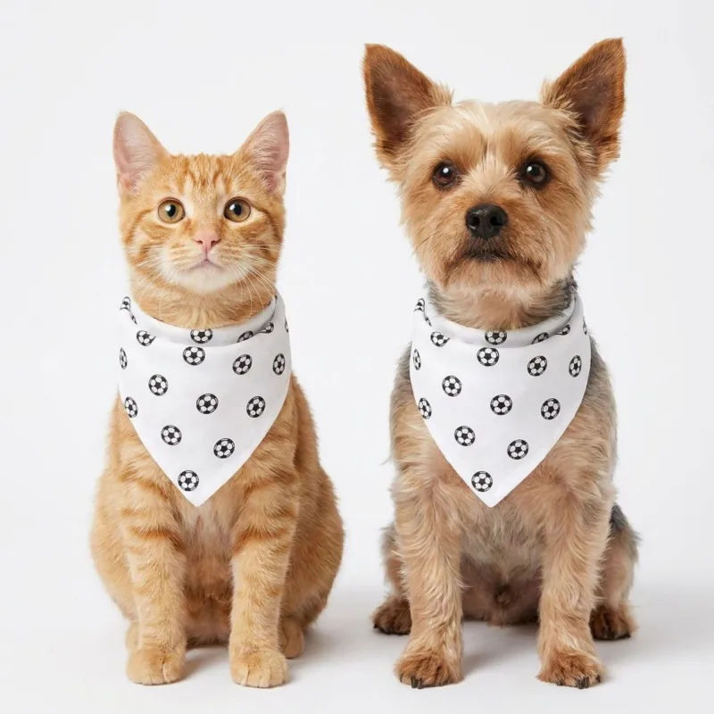 Pet Bandana Scarf Duck Pattern Decorative Neck Accessory for Dogs and Cats made by Anna-Kaci