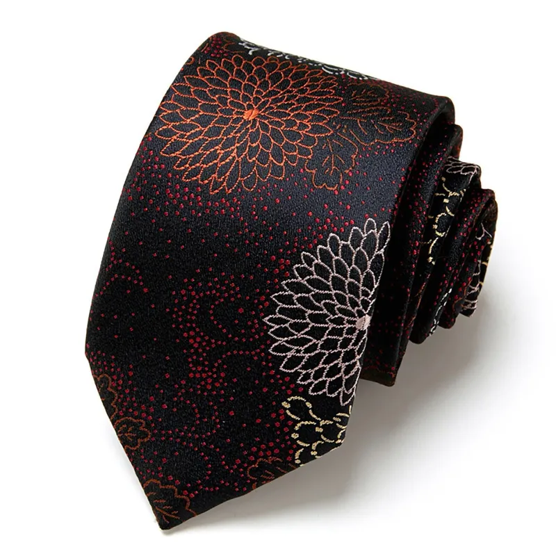 Alilang Men's Paisley Tie Woven Pattern Necktie Classic Formal Business Accessory made by Anna-Kaci