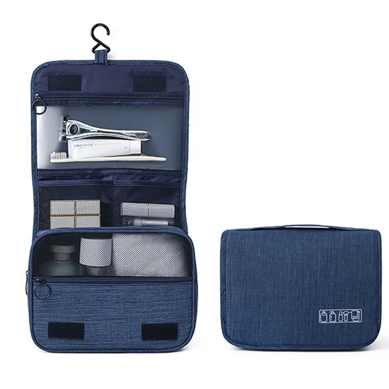 Hanging Toiletry Bag with Multiple Compartments Zipper Closure Travel Organizer Cosmetic Storage Case Portable made by Anna-Kaci