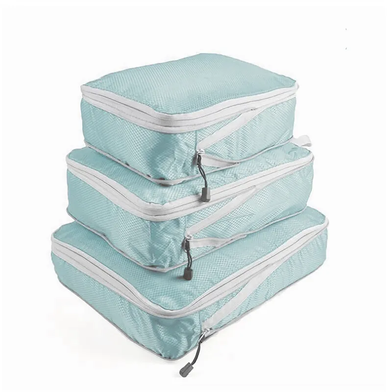 Lightweight Travel Packing Cubes Set with Zipper Closure Storage Bags Luggage Organizer Multi Size Set made by Anna-Kaci