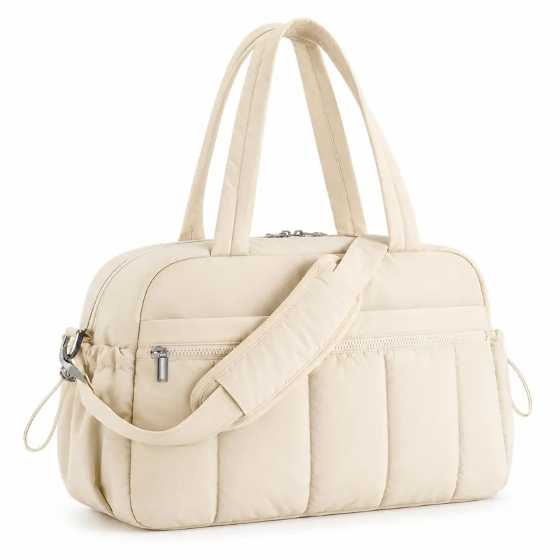 Nylon Travel Tote Gym Bag with Pockets and Shoulder Handles made by Anna-Kaci