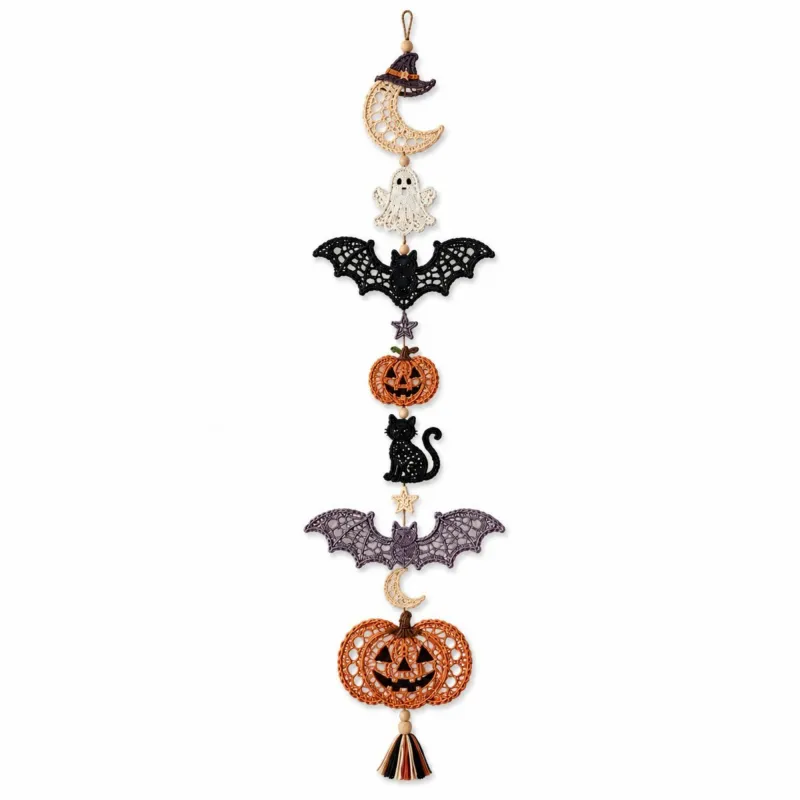 Halloween Crochet Hanging Ornament DIY Craft Kit made by Anna-Kaci