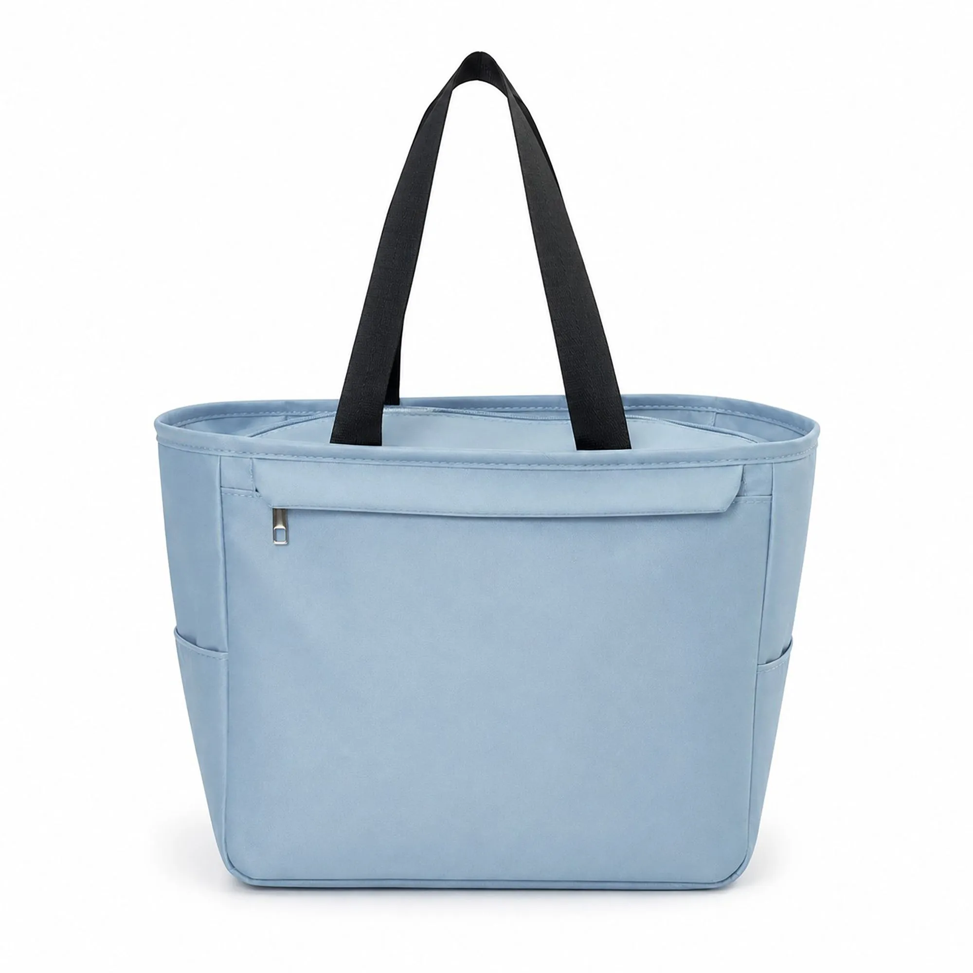 Insulated Tote Lunch Bag with Zipper Pockets and Long Handles sold by Anna-Kaci
