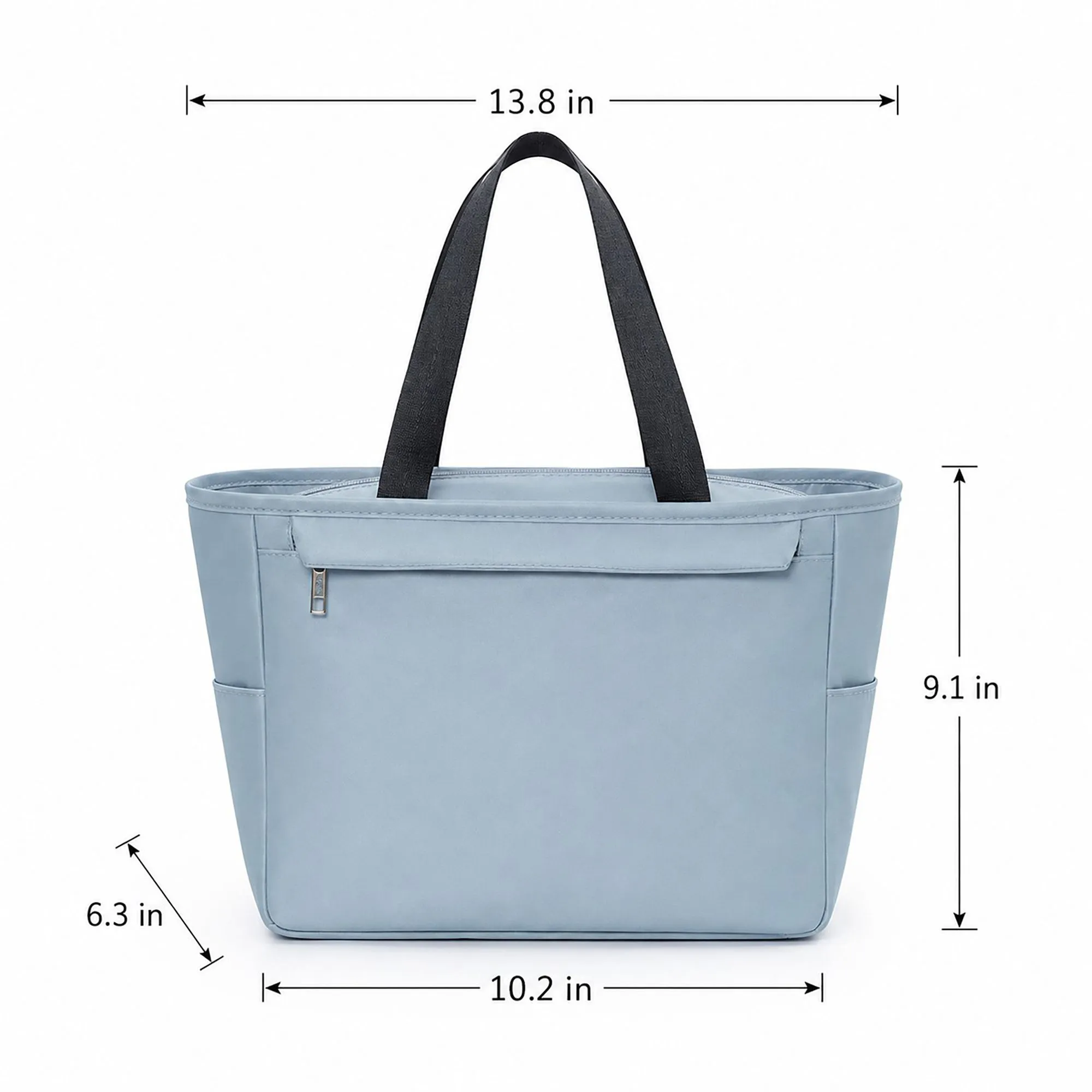 Insulated Tote Lunch Bag with Zipper Pockets and Long Handles sold by Anna-Kaci product image thumbnail 5