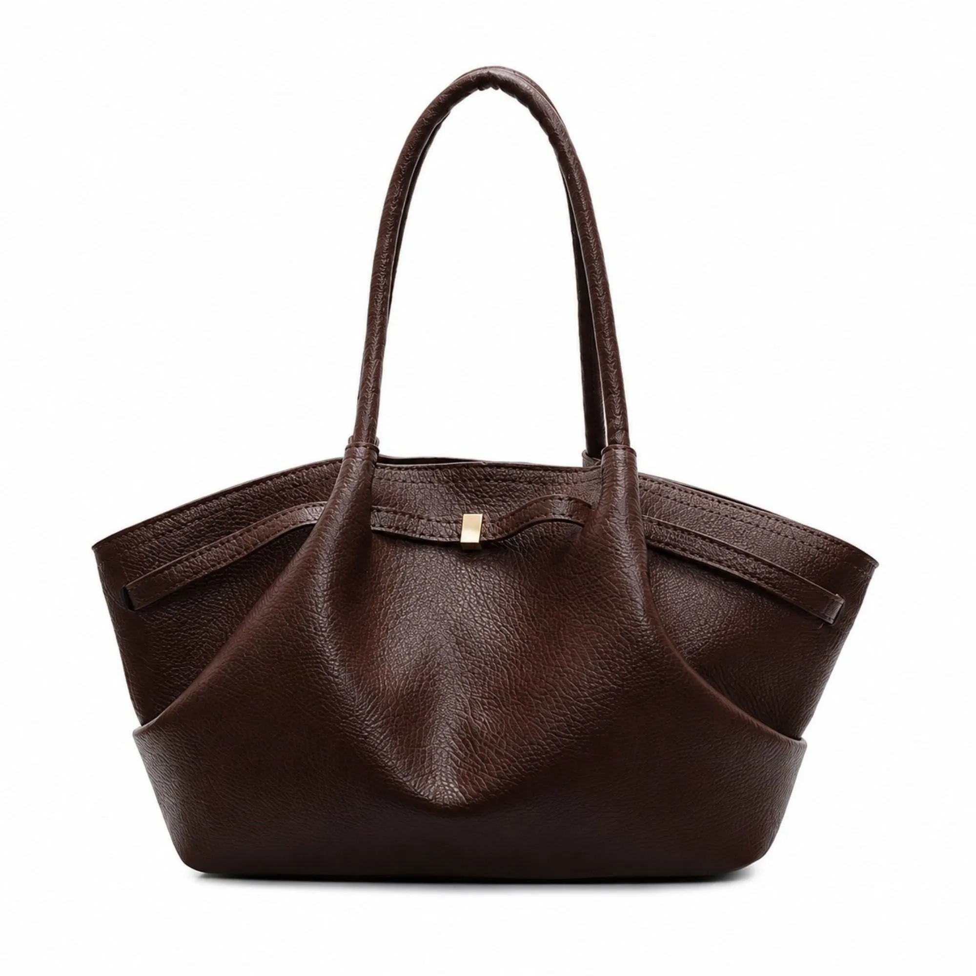 Large Capacity Pleated Shoulder Tote Bag sold by Anna-Kaci product image thumbnail 5
