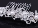 Encrusted Pearl Butterfly Hair Comb sold by Anna-Kaci