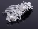 Encrusted Pearl Butterfly Hair Comb sold by Anna-Kaci