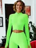 Threaded Quick-Drying Long-Sleeved Yoga Jacket sold by Anna-Kaci