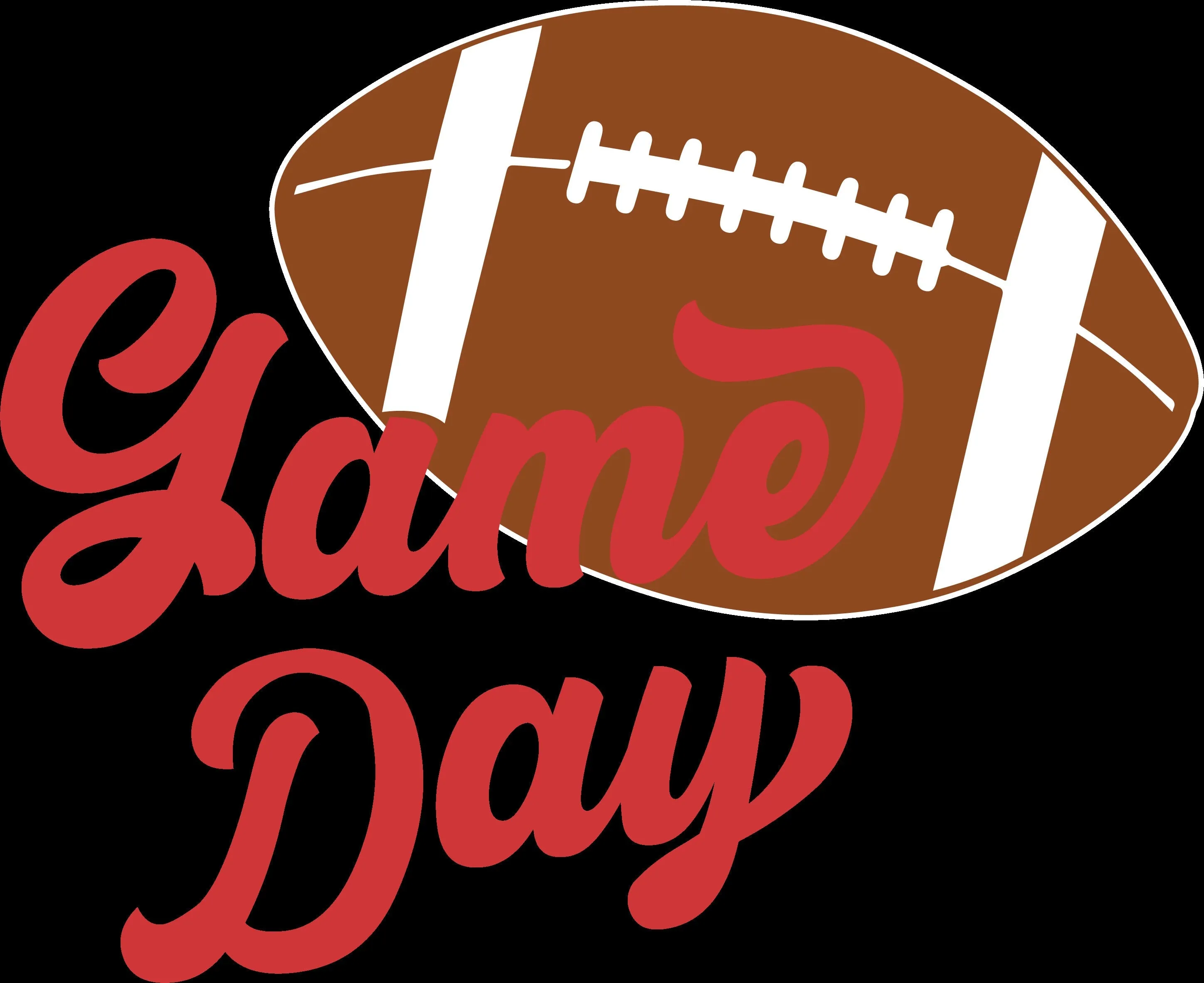 Game Day Groove Red Font Tee - Football Backdrop, Sports Event Vibes, Tail Gate Tee, Football Tee, Sports Tee, Sports Girl sold by Anna-Kaci product image thumbnail 3