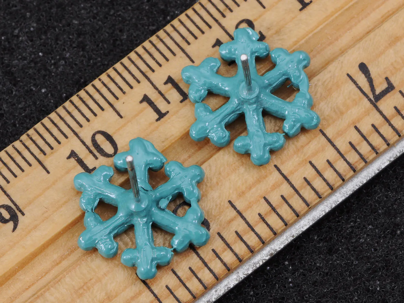 Zircon Snowflake Ice Freezing Cold Element Earrings sold by Anna-Kaci product image thumbnail 3